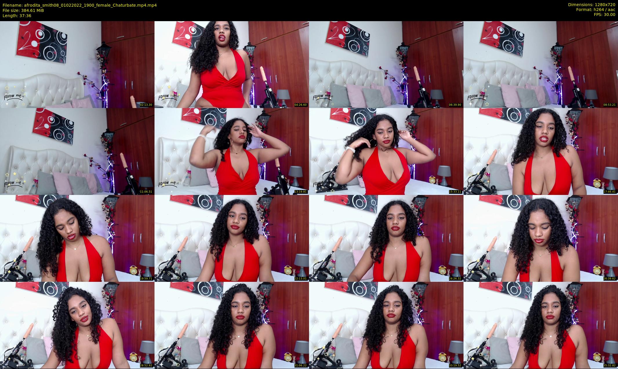 afrodita_smith08 — 38 minute Chaturbate female cam show recording, 720p, Feb 1, 2022