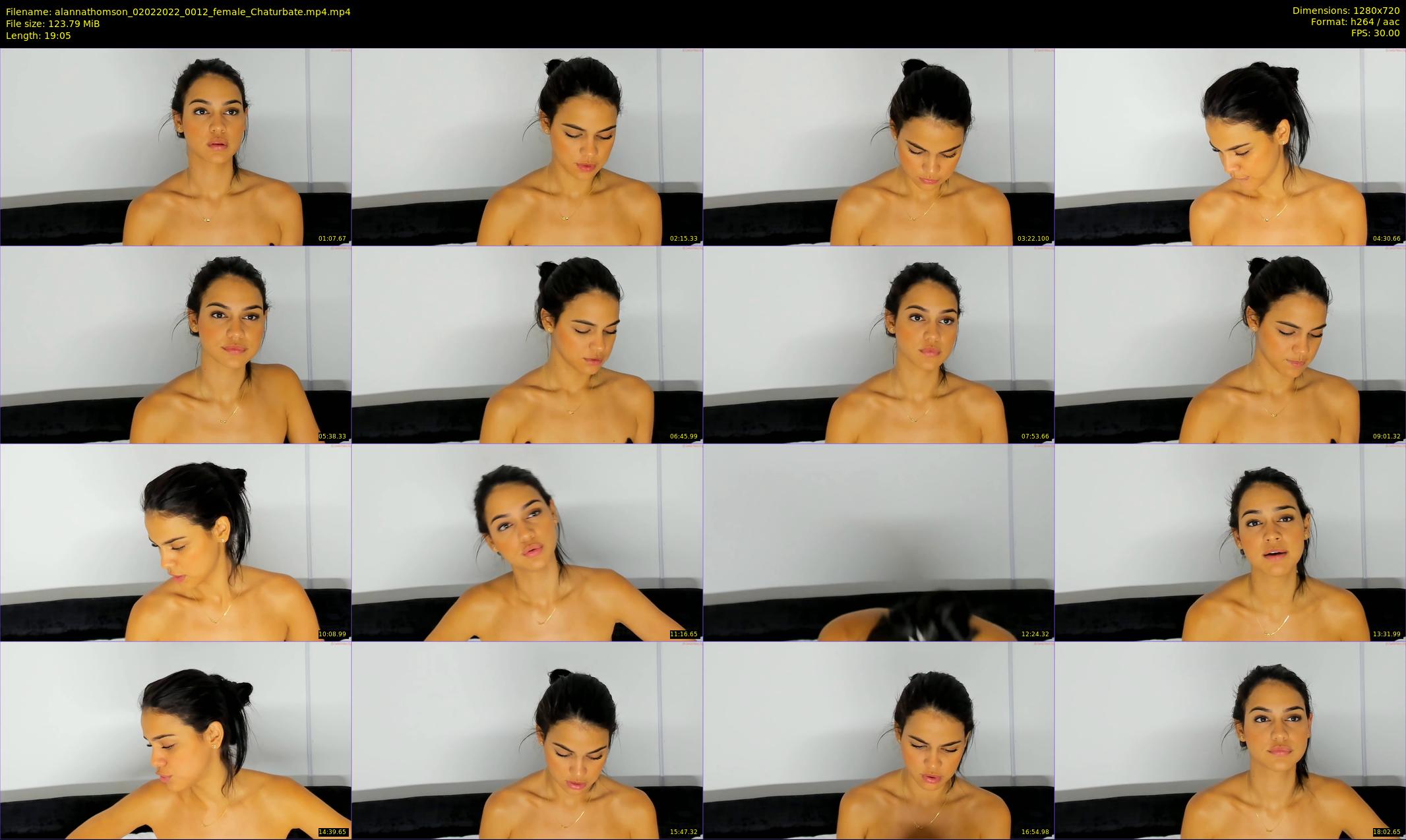 alannathomson — 20 minute Chaturbate female cam show recording, 720p, Feb 2, 2022