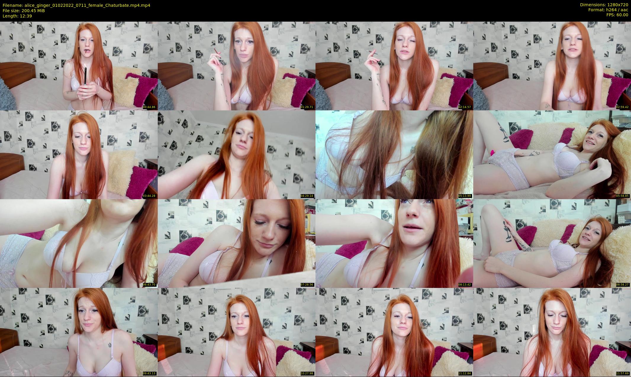 alice_ginger — 13 minute Chaturbate female cam show recording, 720p, Feb 1, 2022