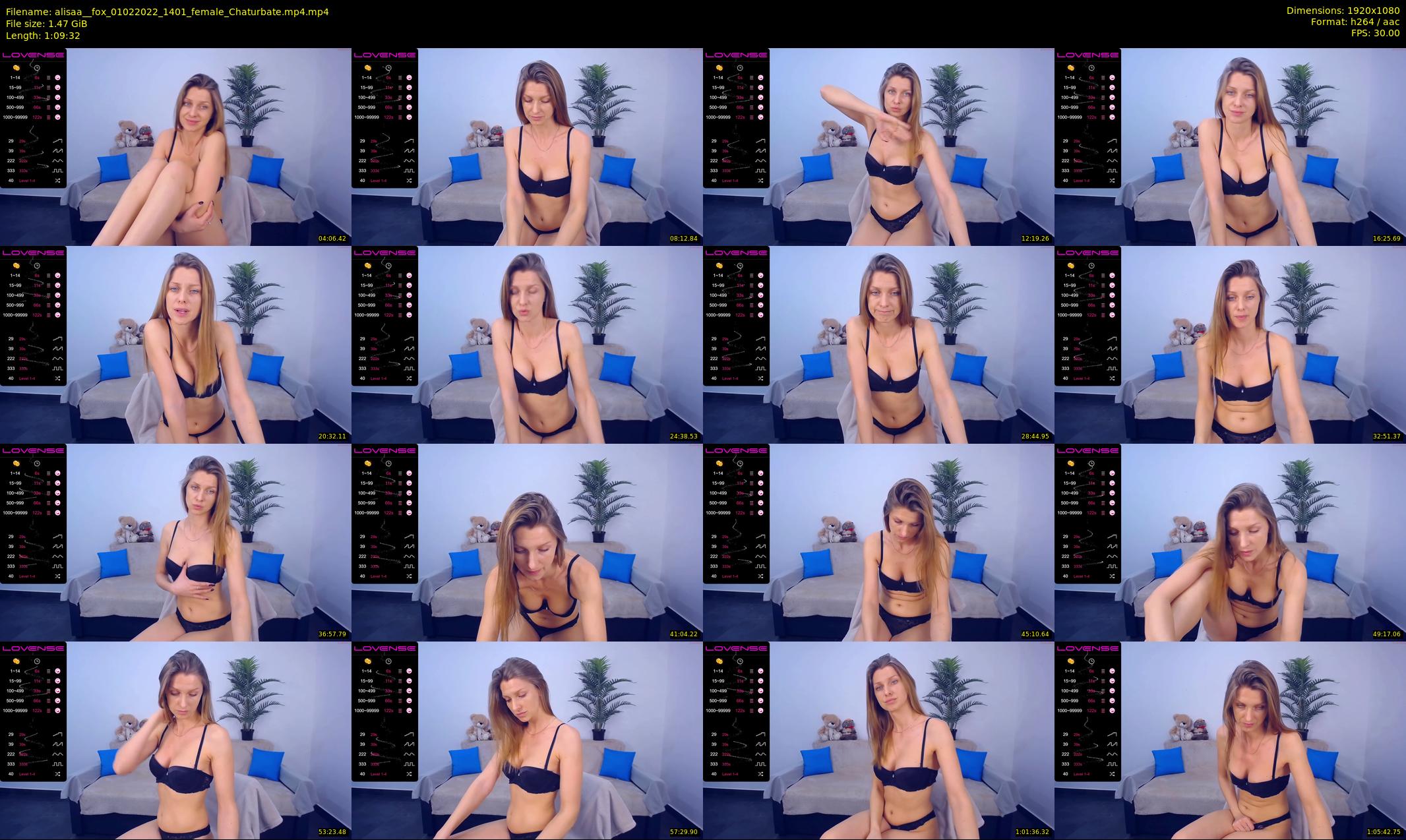 alisaa__fox — 70 minute Chaturbate female cam show recording, 1080p, Feb 1, 2022