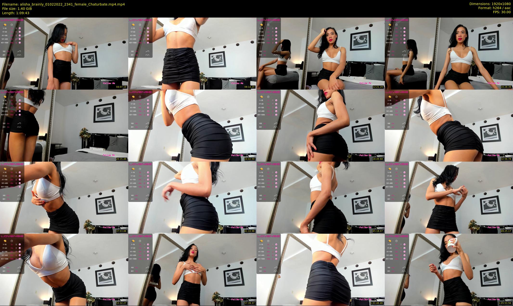 alisha_brainly — 70 minute Chaturbate female cam show recording, 1080p, Feb 1, 2022