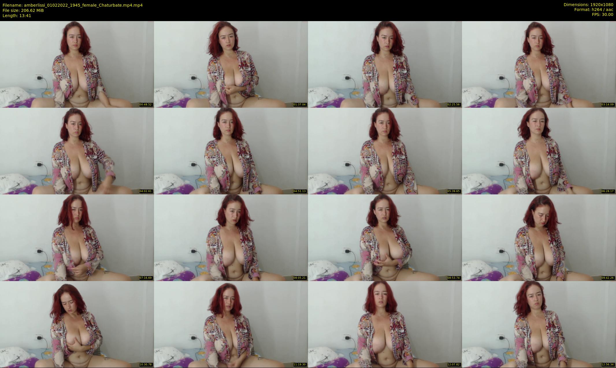 amberlissi — 14 minute Chaturbate female cam show recording, 1080p, Feb 1, 2022