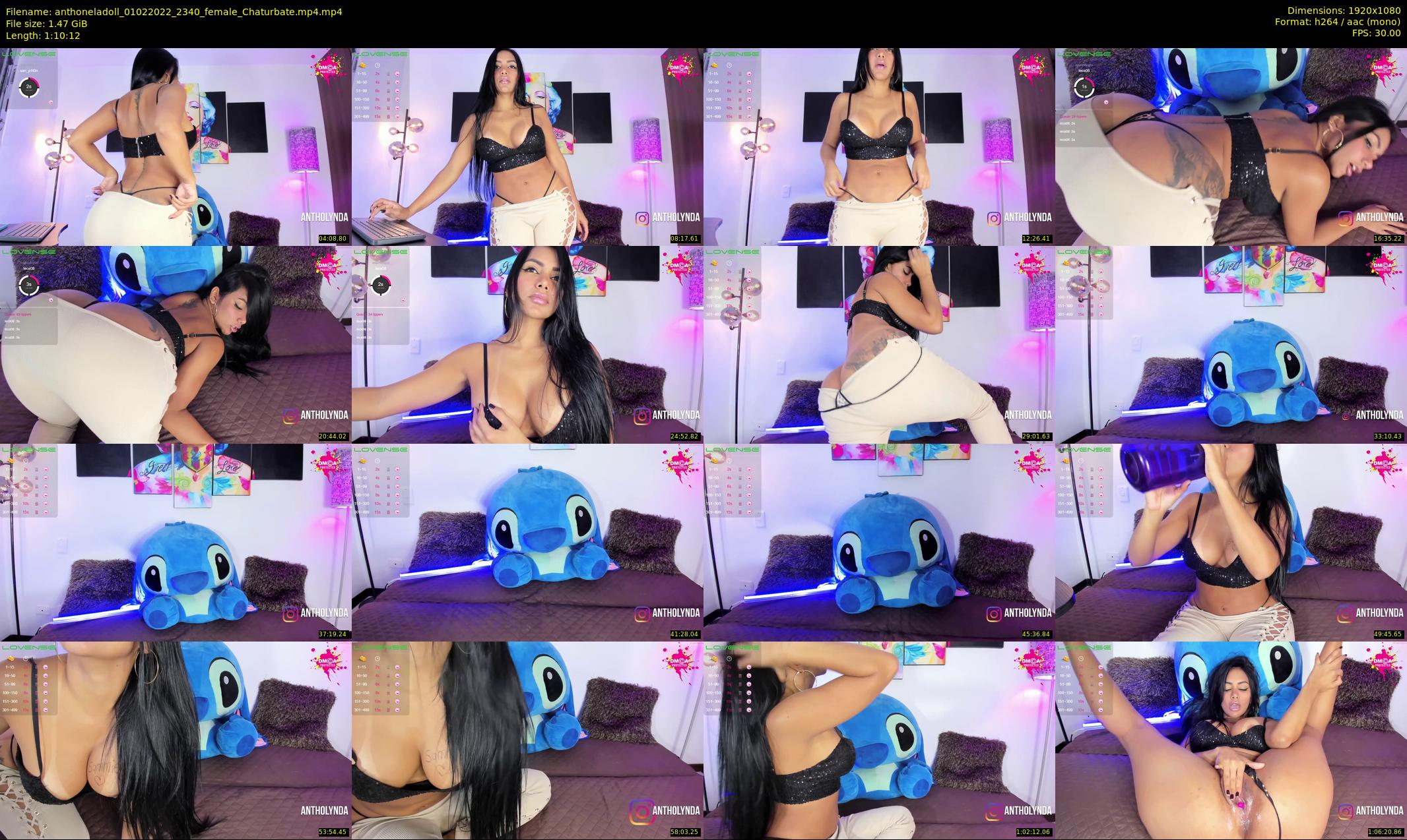 anthoneladoll — 71 minute Chaturbate female cam show recording, 1080p, Feb 1, 2022