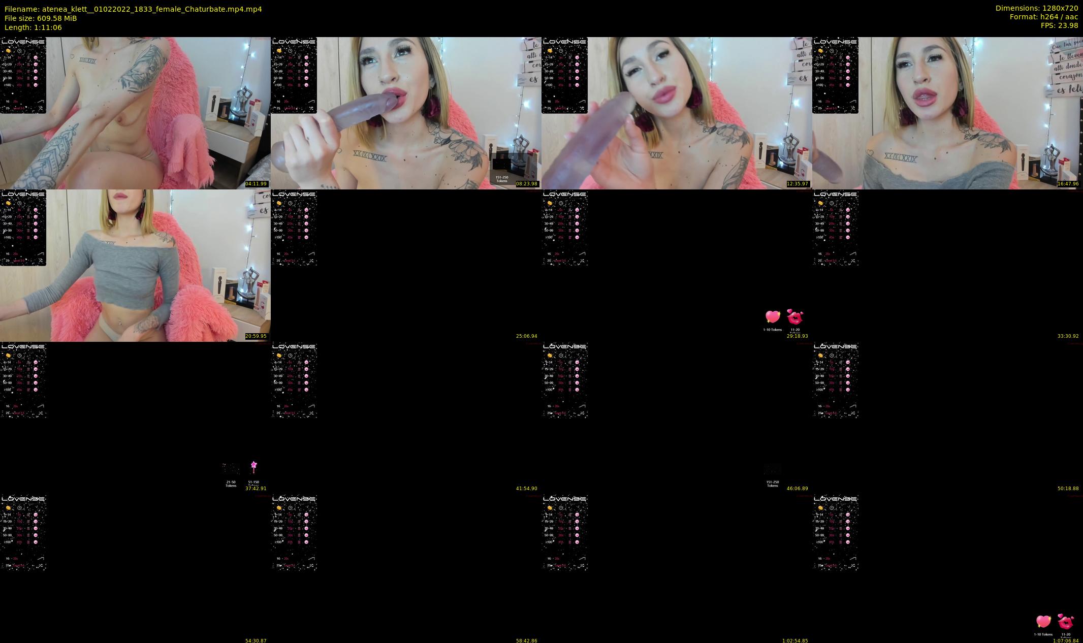 atenea_klett_ — 72 minute Chaturbate female cam show recording, 720p, Feb 1, 2022