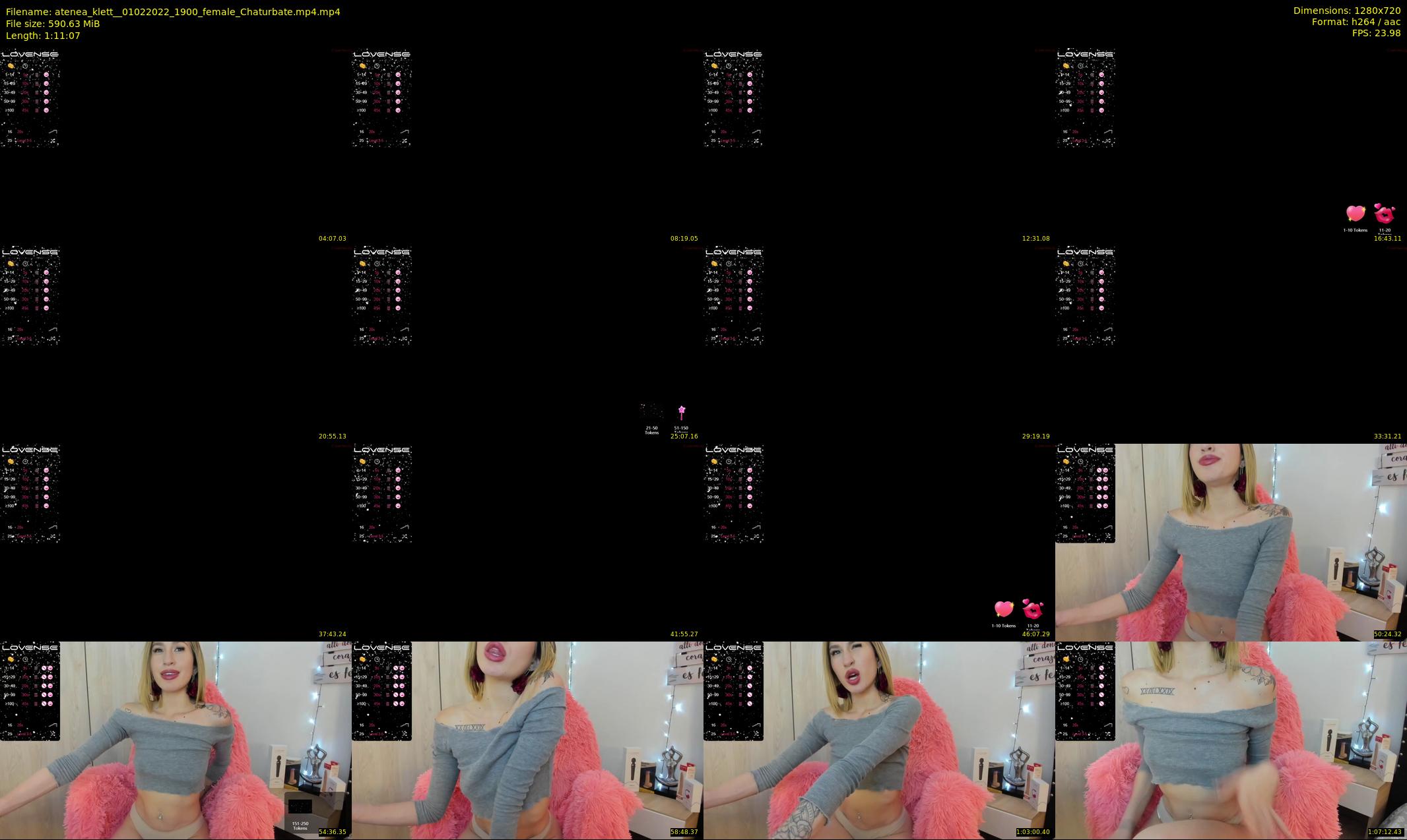 atenea_klett_ — 72 minute Chaturbate female cam show recording, 720p, Feb 1, 2022