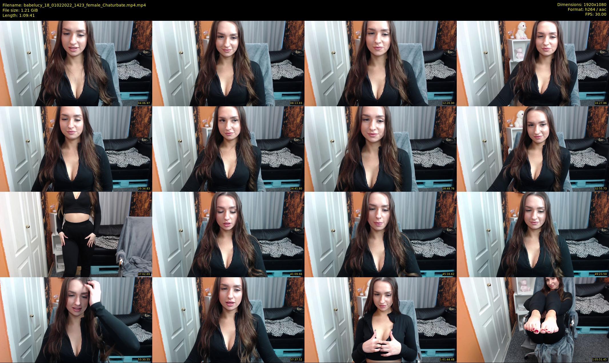 babelucy_18 — 70 minute Chaturbate female cam show recording, 1080p, Feb 1, 2022
