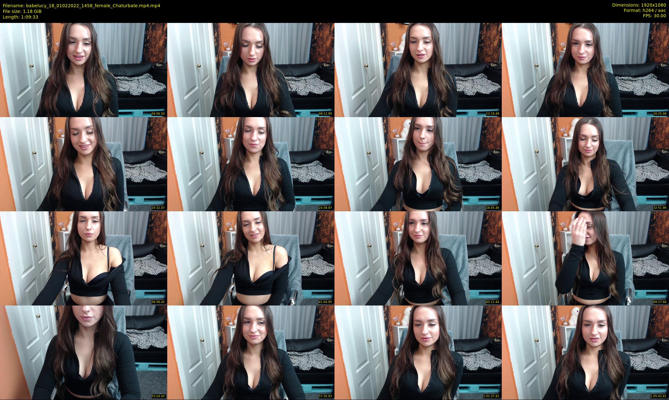 babelucy_18 — 70 minute Chaturbate female cam show recording, 1080p, Feb 1, 2022
