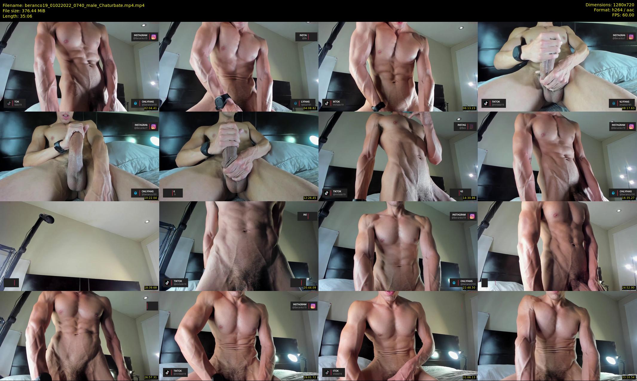 beranco19 — 36 minute Chaturbate male cam show recording, 720p, Feb 1, 2022
