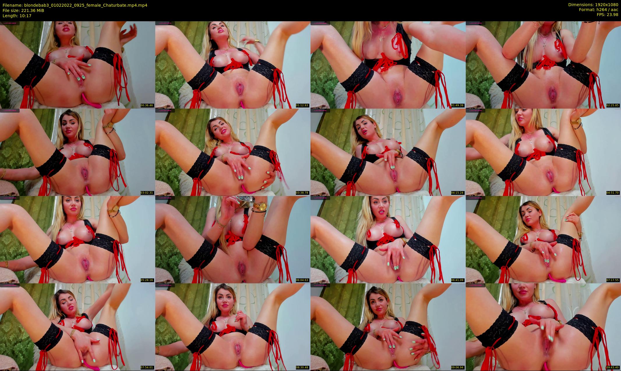 blondebab3 — 11 minute Chaturbate female cam show recording, 1080p, Feb 1, 2022
