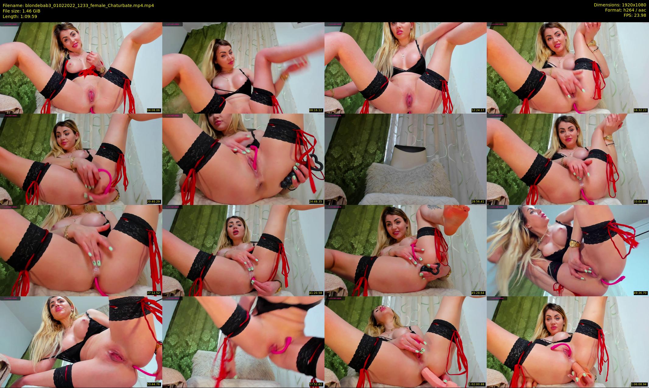 blondebab3 — 70 minute Chaturbate female cam show recording, 1080p, Feb 1, 2022
