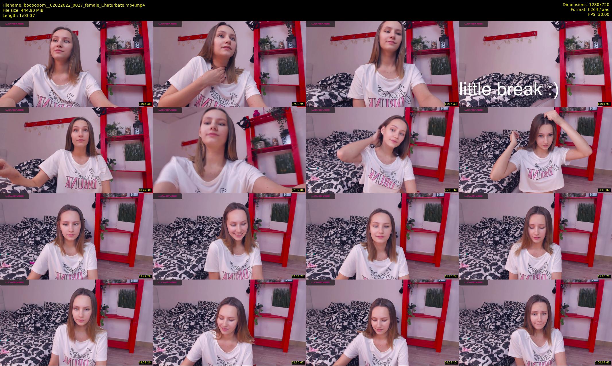 boooooom_ — 64 minute Chaturbate female cam show recording, 720p, Feb 2, 2022
