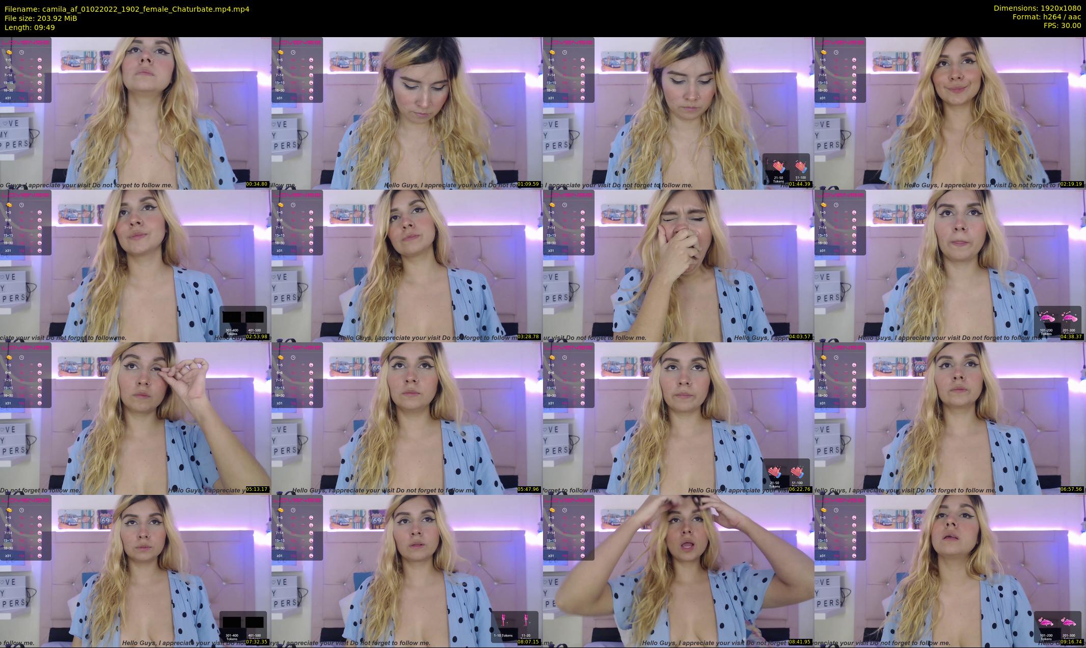 camila_af — 10 minute Chaturbate female cam show recording, 1080p, Feb 1, 2022