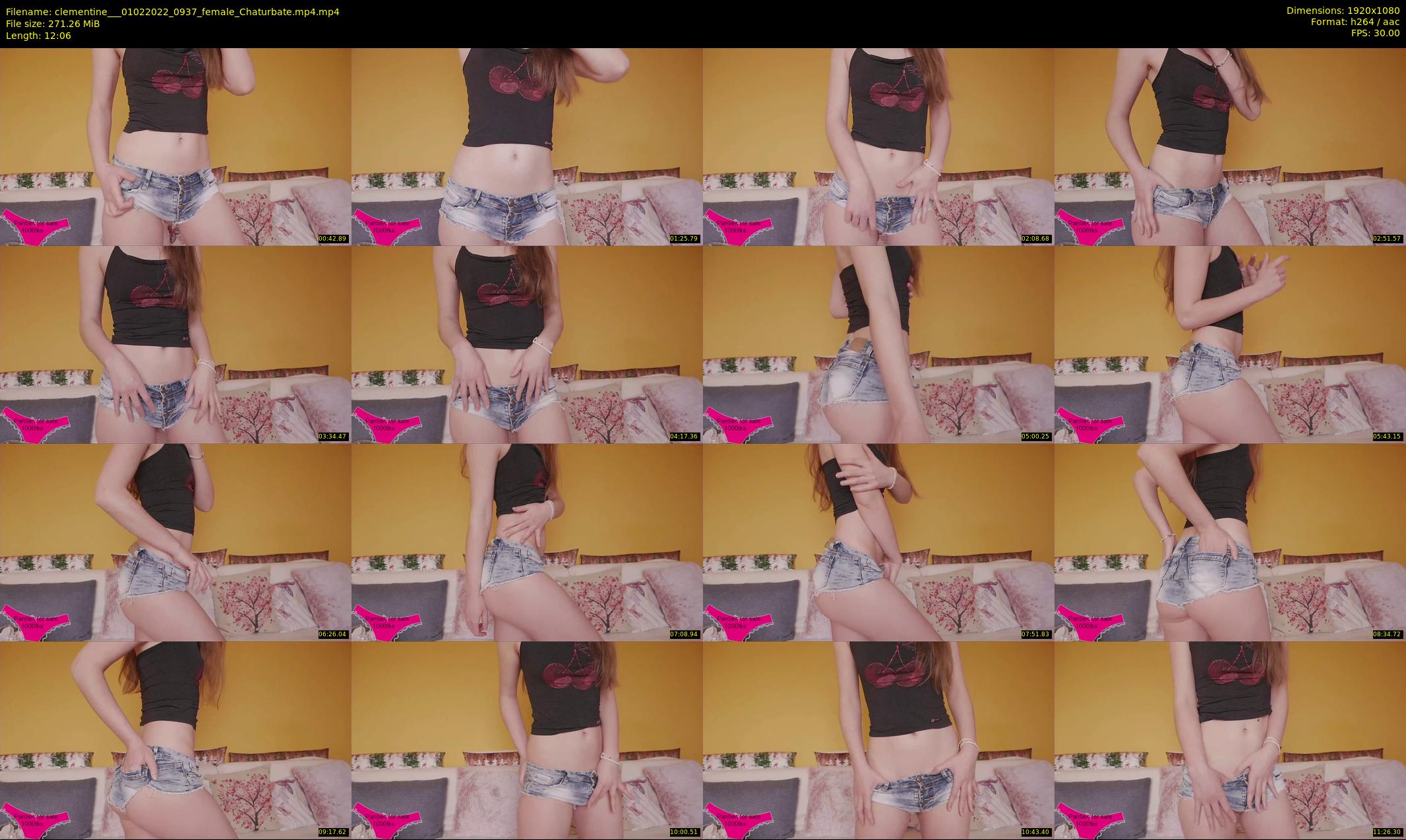clementine__ — 13 minute Chaturbate female cam show recording, 1080p, Feb 1, 2022