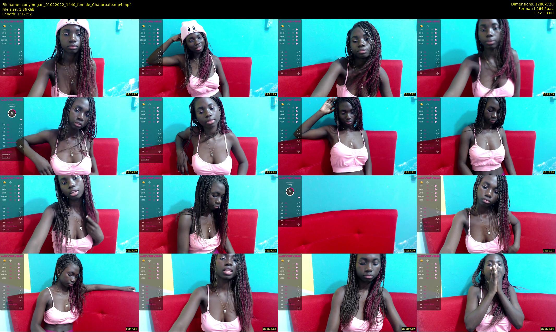 conymegan — 78 minute Chaturbate female cam show recording, 720p, Feb 1, 2022