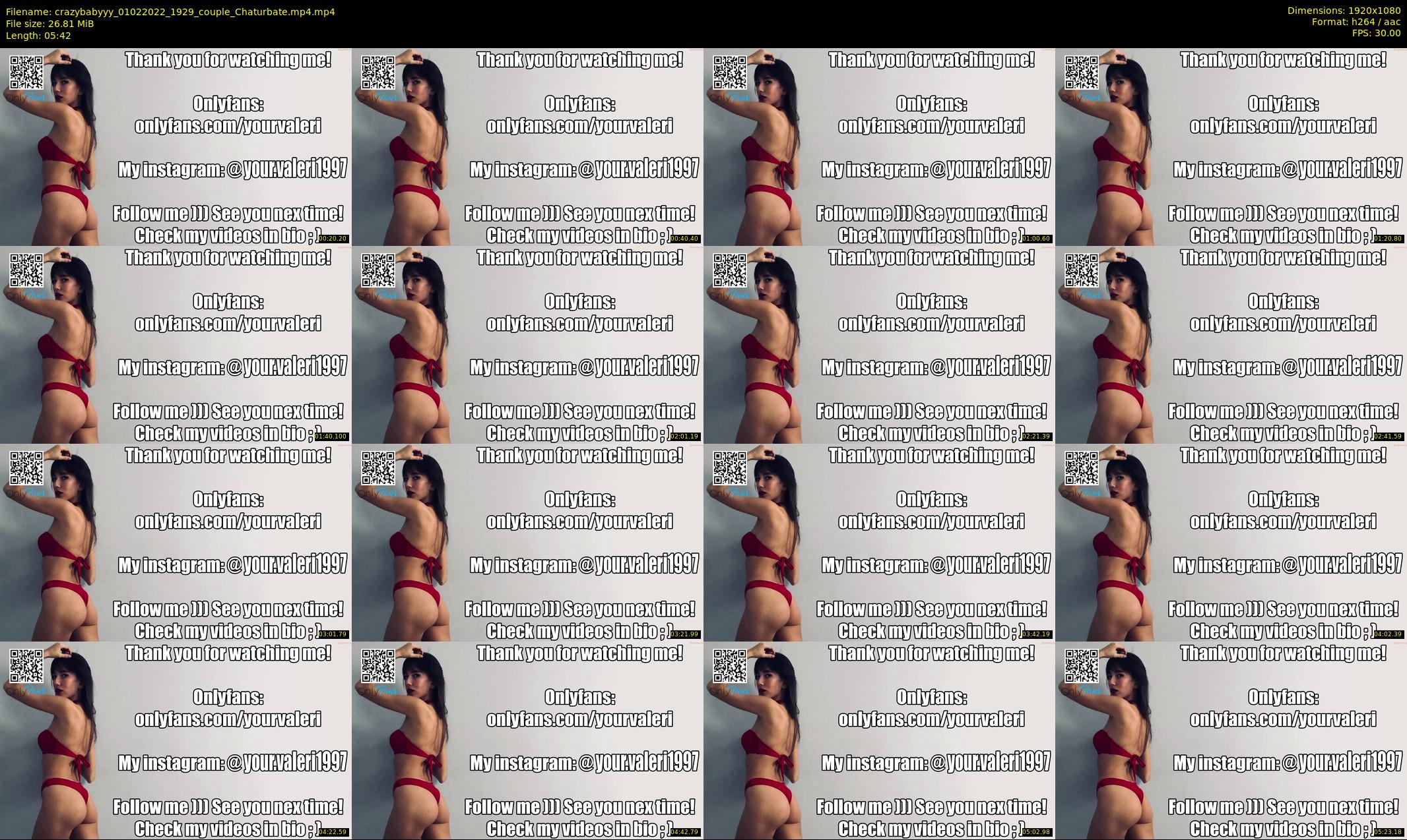 crazybabyyy — 6 minute Chaturbate couple cam show recording, 1080p, Feb 1, 2022