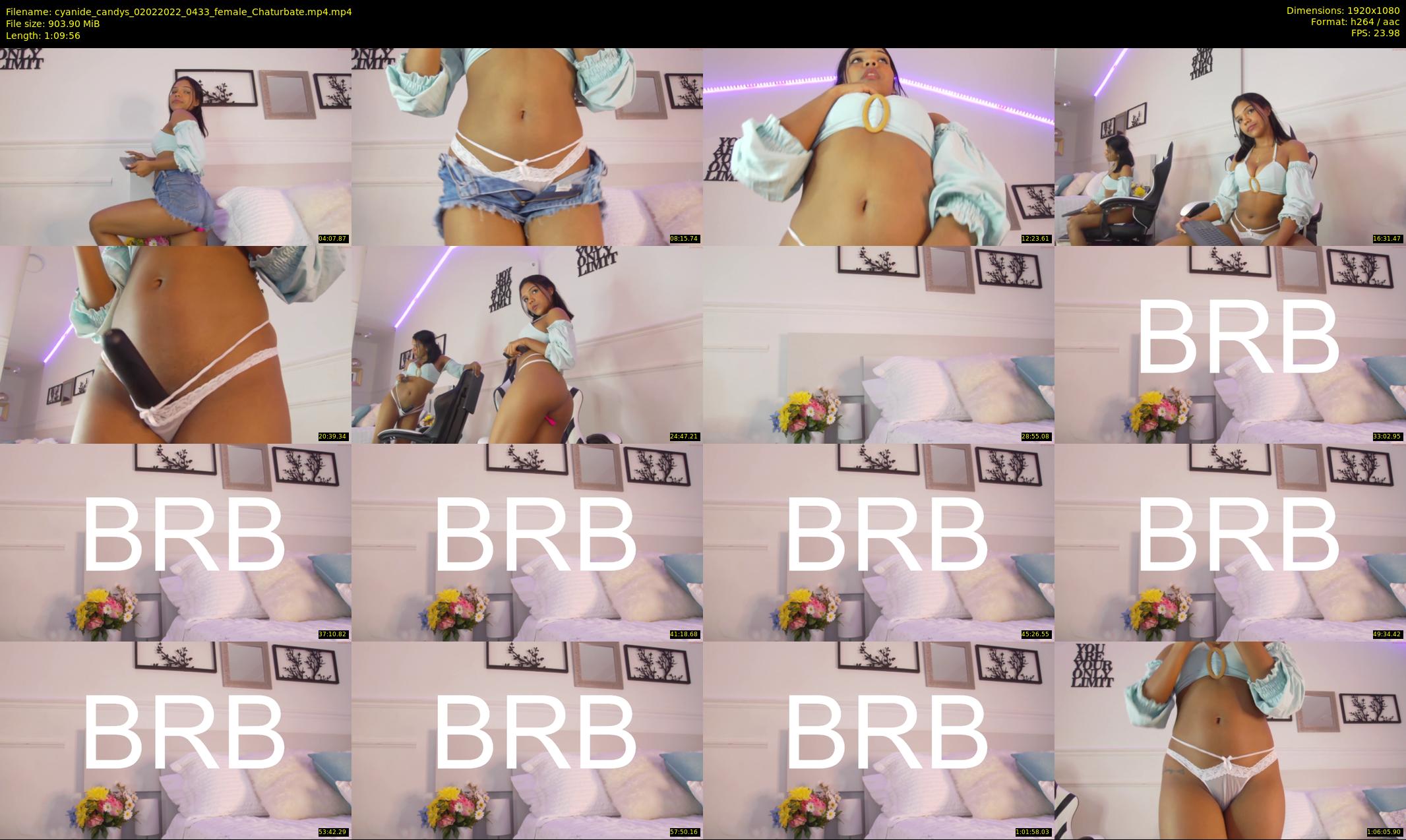cyanide_candys — 70 minute Chaturbate female cam show recording, 1080p, Feb 2, 2022