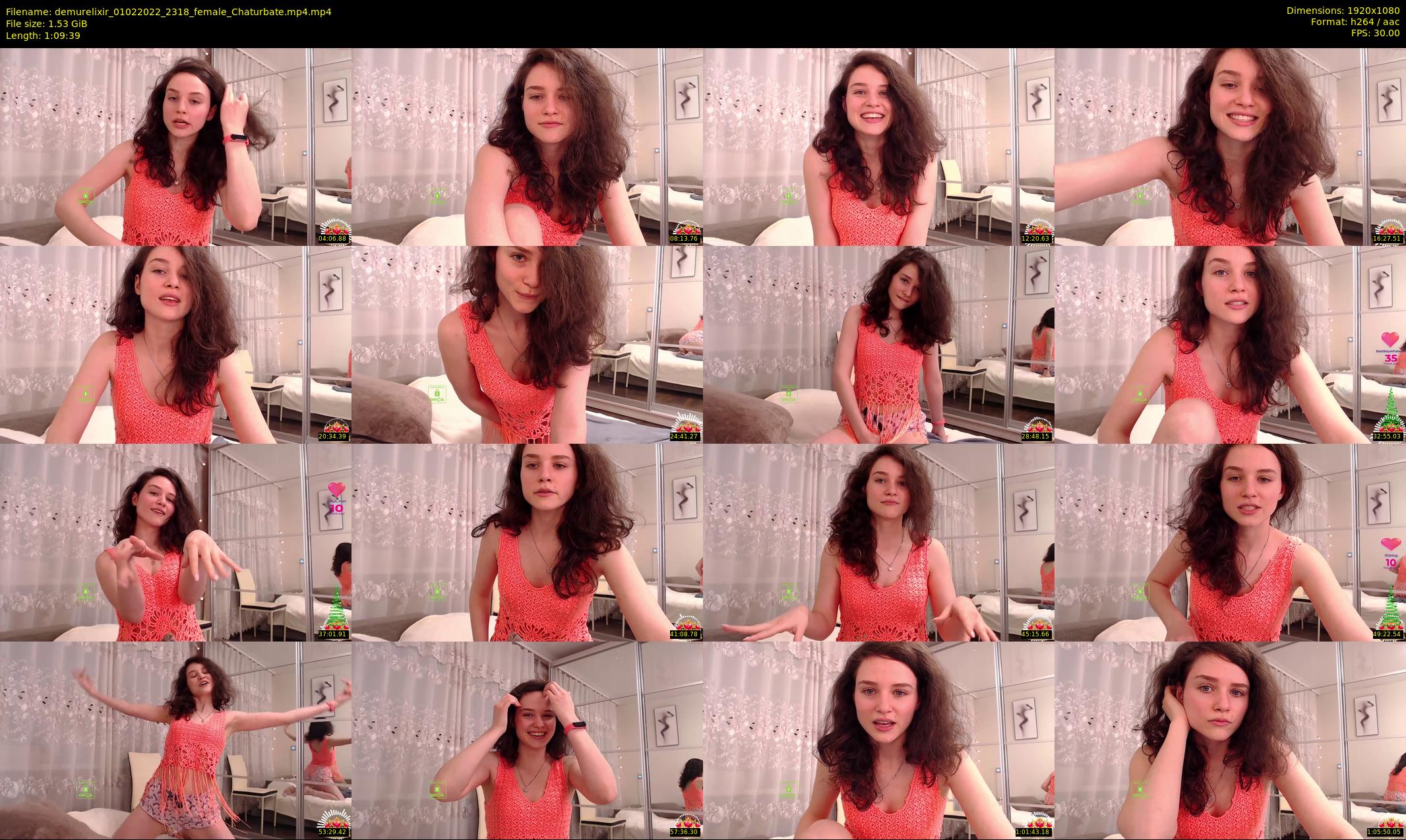 demurelixir — 70 minute Chaturbate female cam show recording, 1080p, Feb 1, 2022