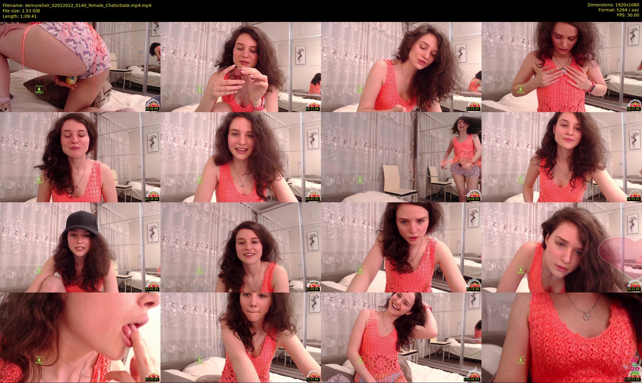 demurelixir — 70 minute Chaturbate female cam show recording, 1080p, Feb 2, 2022