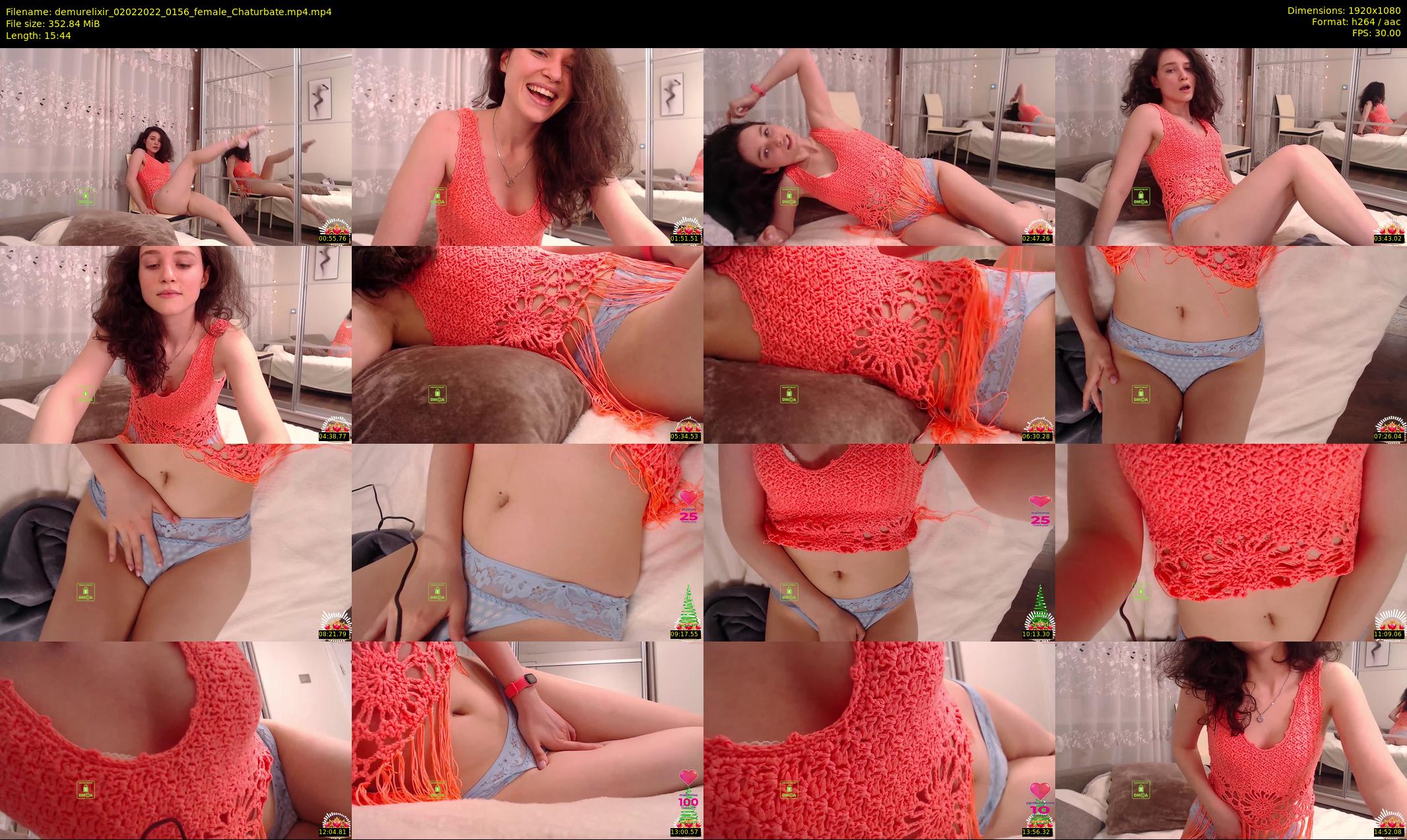demurelixir — 16 minute Chaturbate female cam show recording, 1080p, Feb 2, 2022