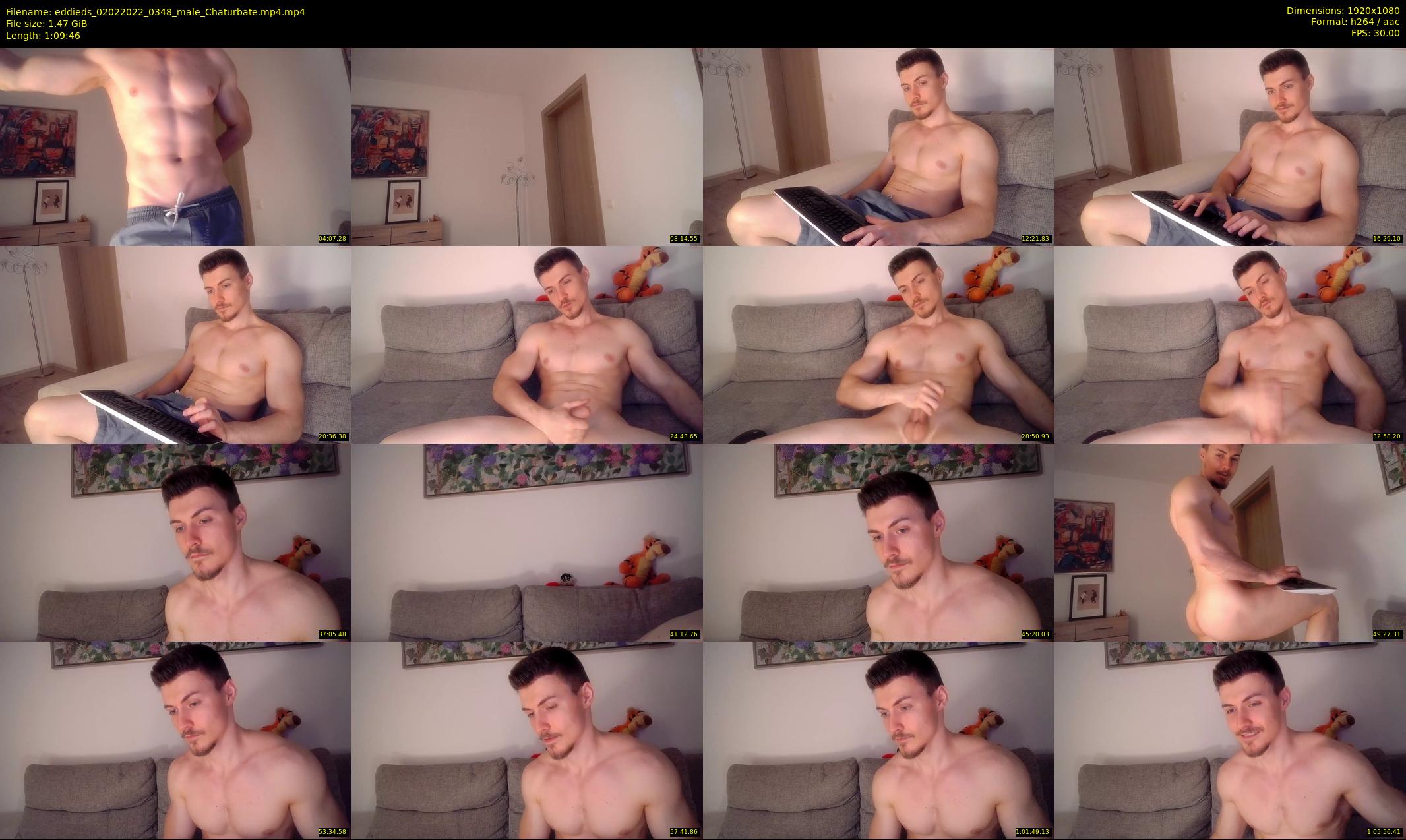 eddieds — 70 minute Chaturbate male cam show recording, 1080p, Feb 2, 2022
