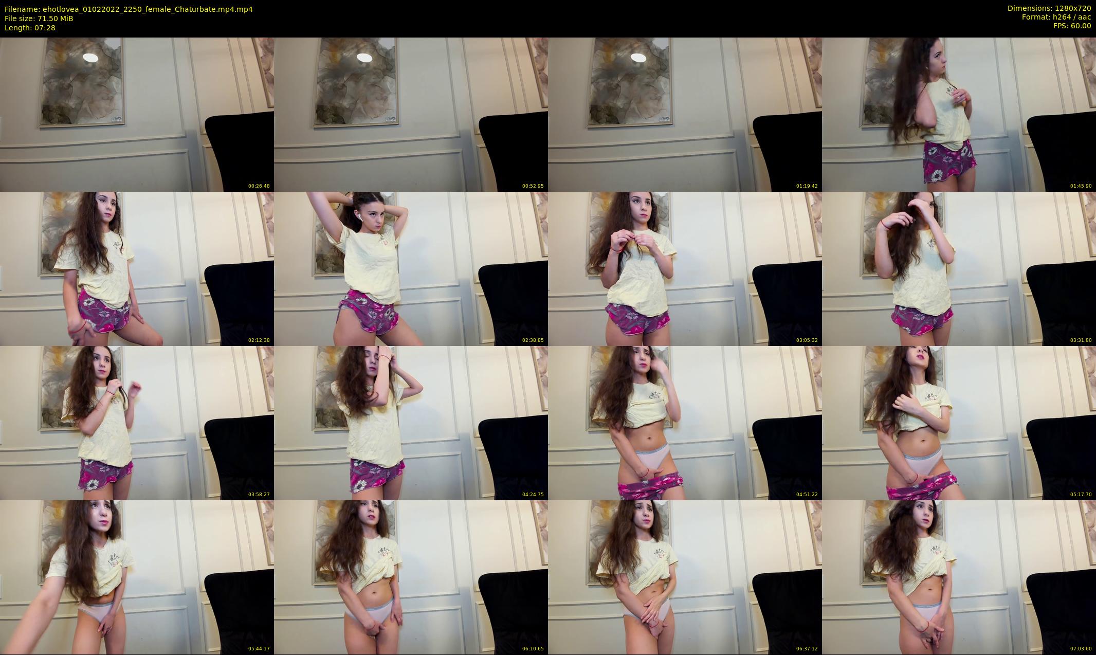 ehotlovea — 8 minute Chaturbate female cam show recording, 720p, Feb 1, 2022