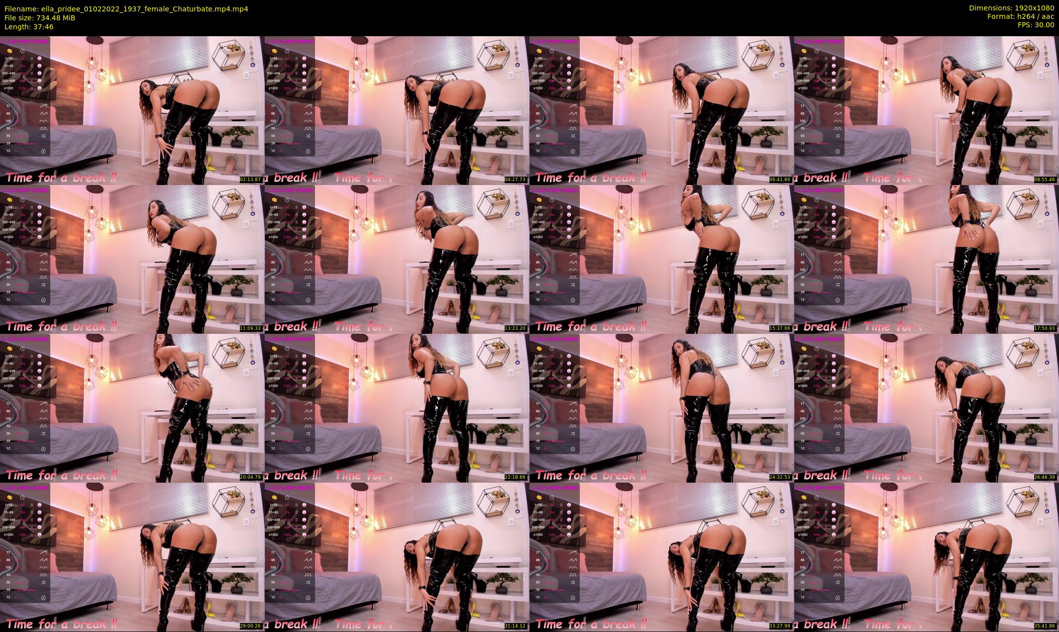 ella_pridee — 38 minute Chaturbate female cam show recording, 1080p, Feb 1, 2022