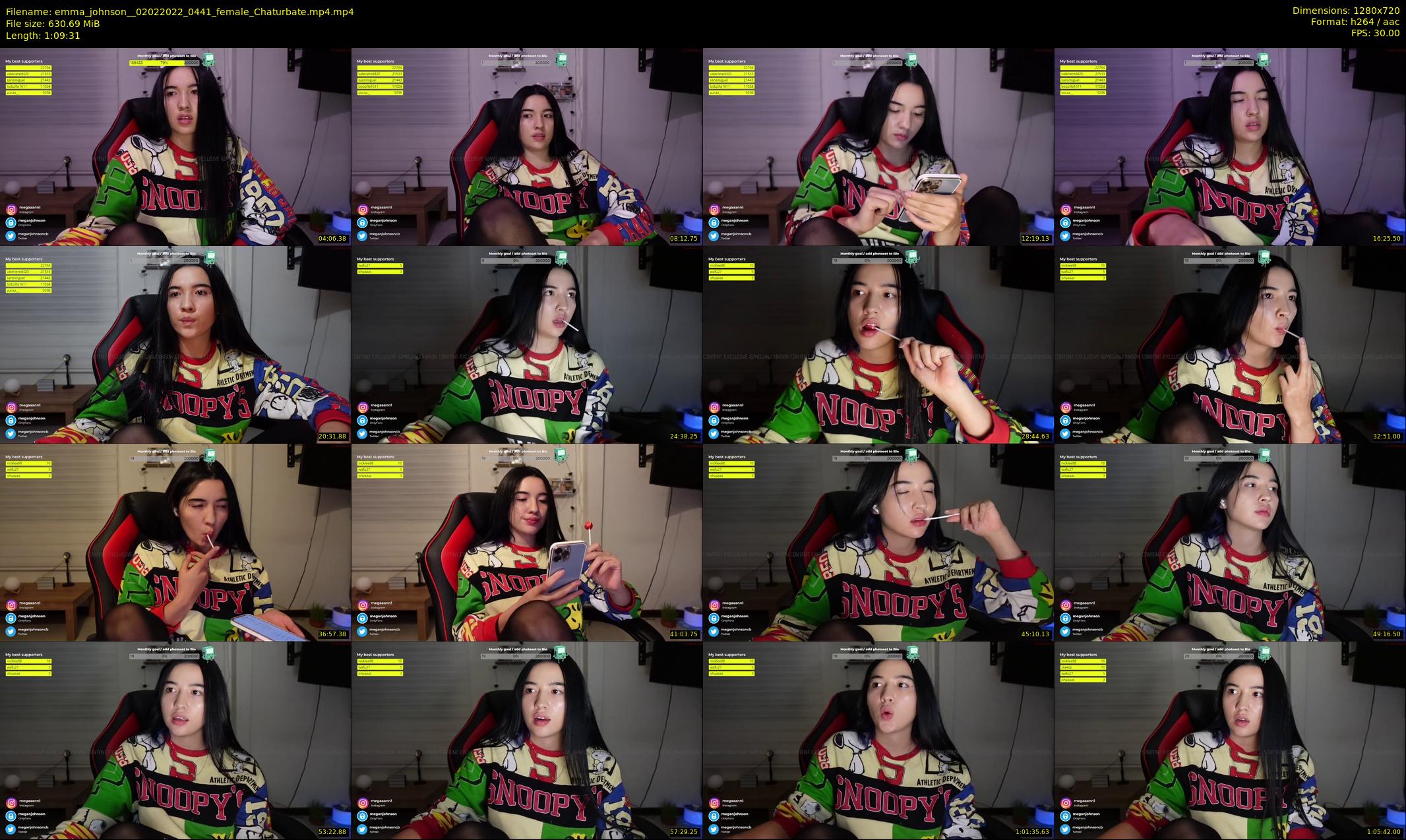 emma_johnson_ — 70 minute Chaturbate female cam show recording, 720p, Feb 2, 2022