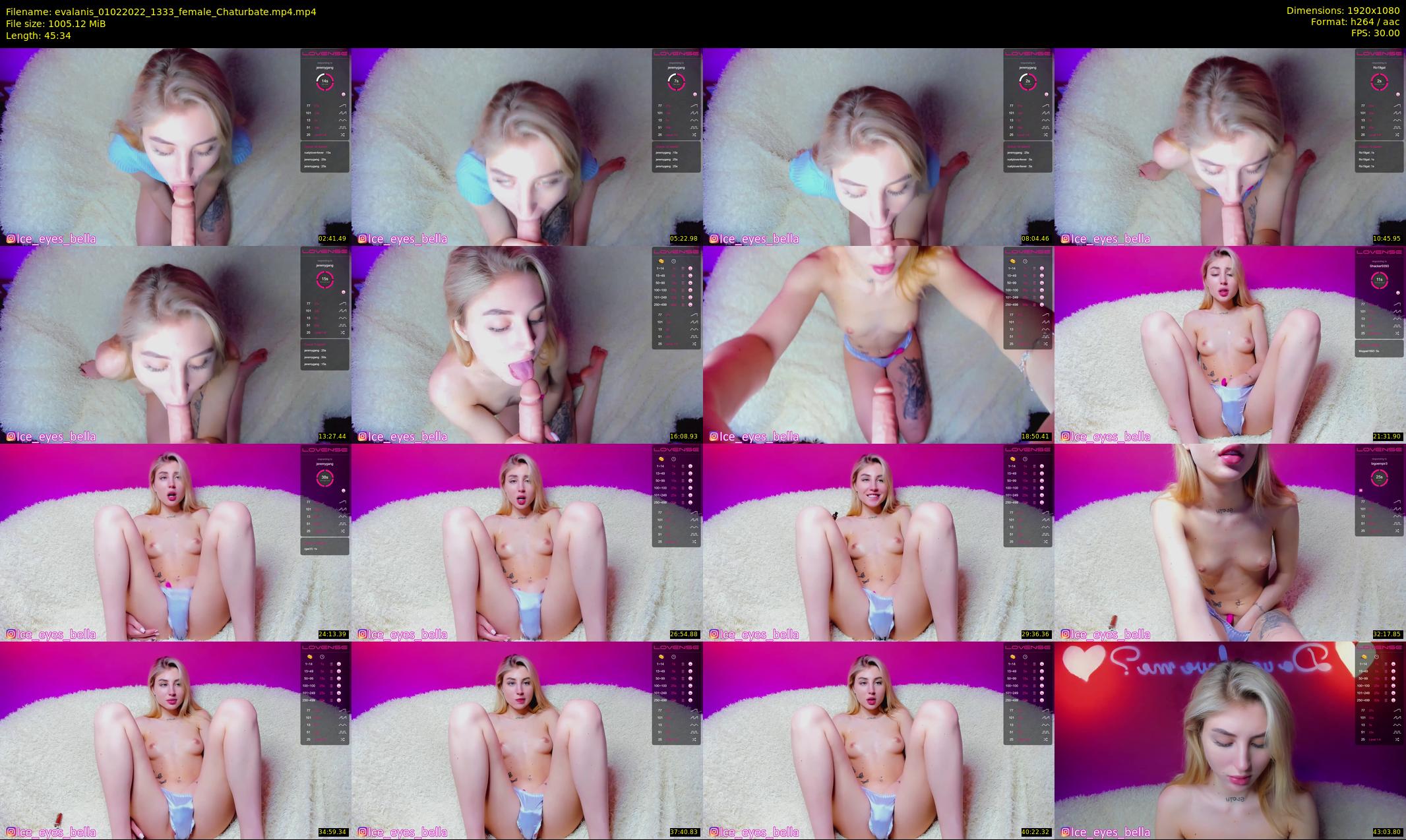 evalanis — 46 minute Chaturbate couple cam show recording, 1080p, Feb 1, 2022