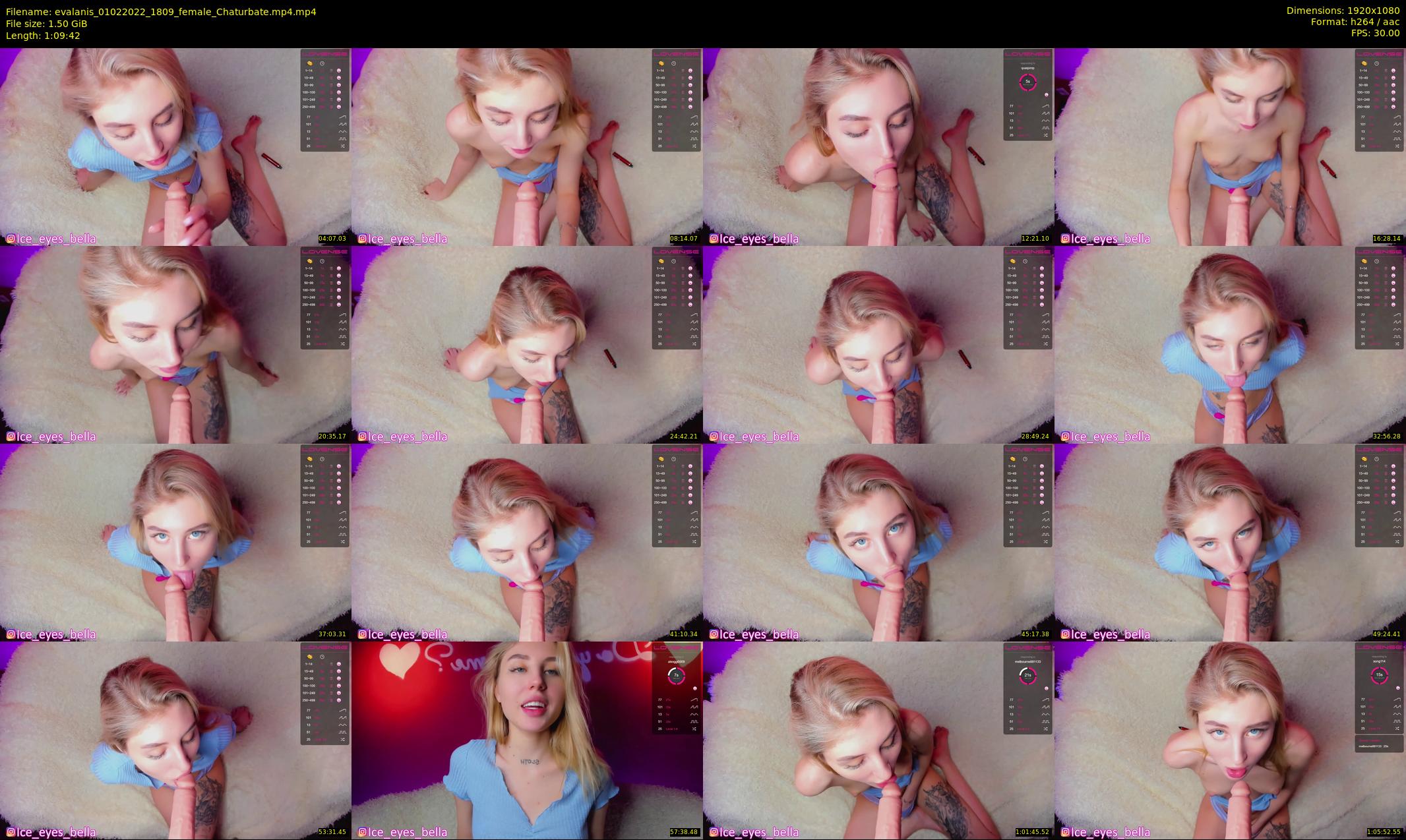 evalanis — 70 minute Chaturbate couple cam show recording, 1080p, Feb 1, 2022