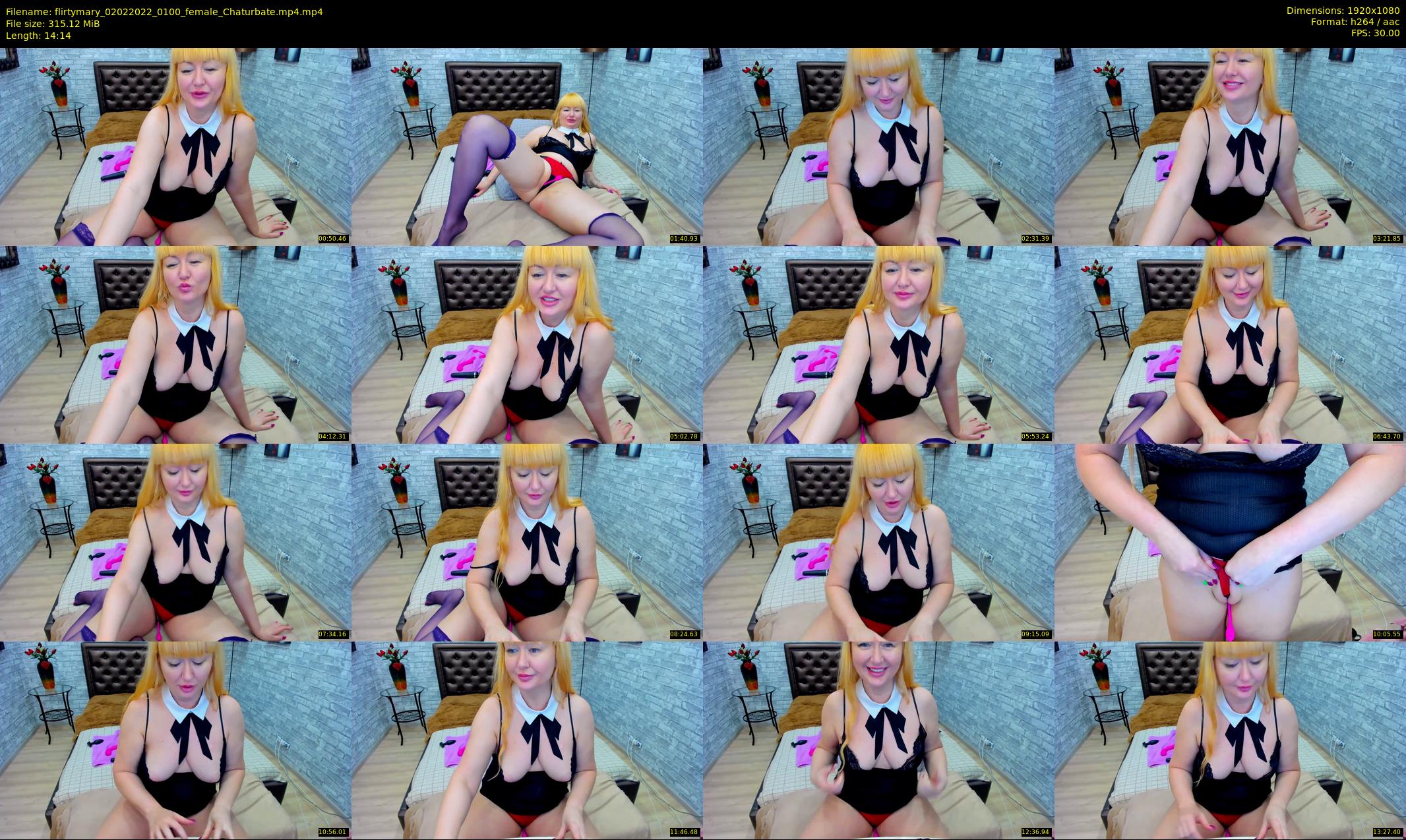 flirtymary — 15 minute Chaturbate female cam show recording, 1080p, Feb 2, 2022