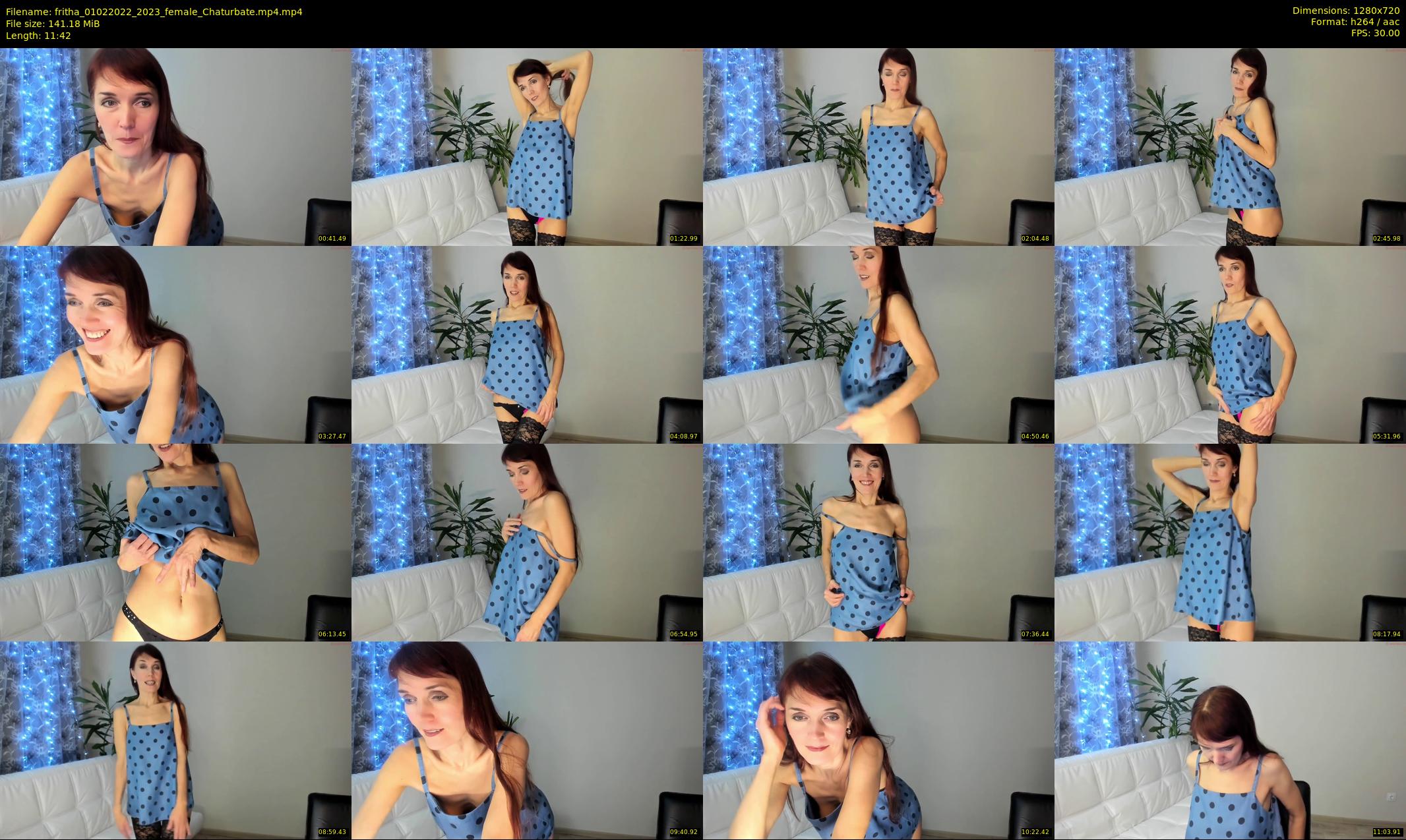 fritha — 12 minute Chaturbate female cam show recording, 720p, Feb 1, 2022
