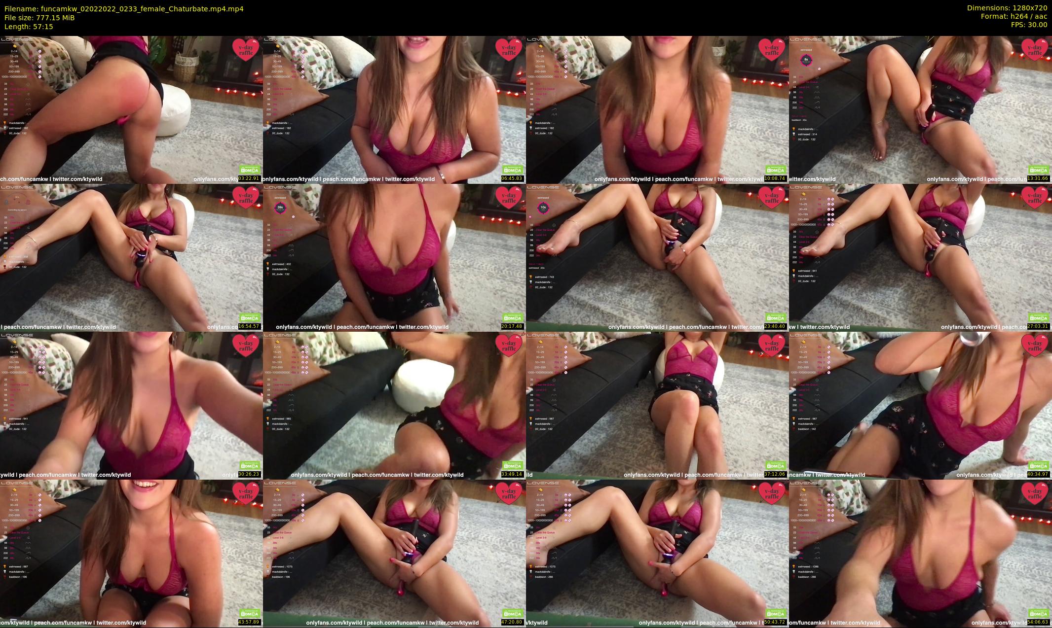 funcamkw — 58 minute Chaturbate female cam show recording, 720p, Feb 2, 2022