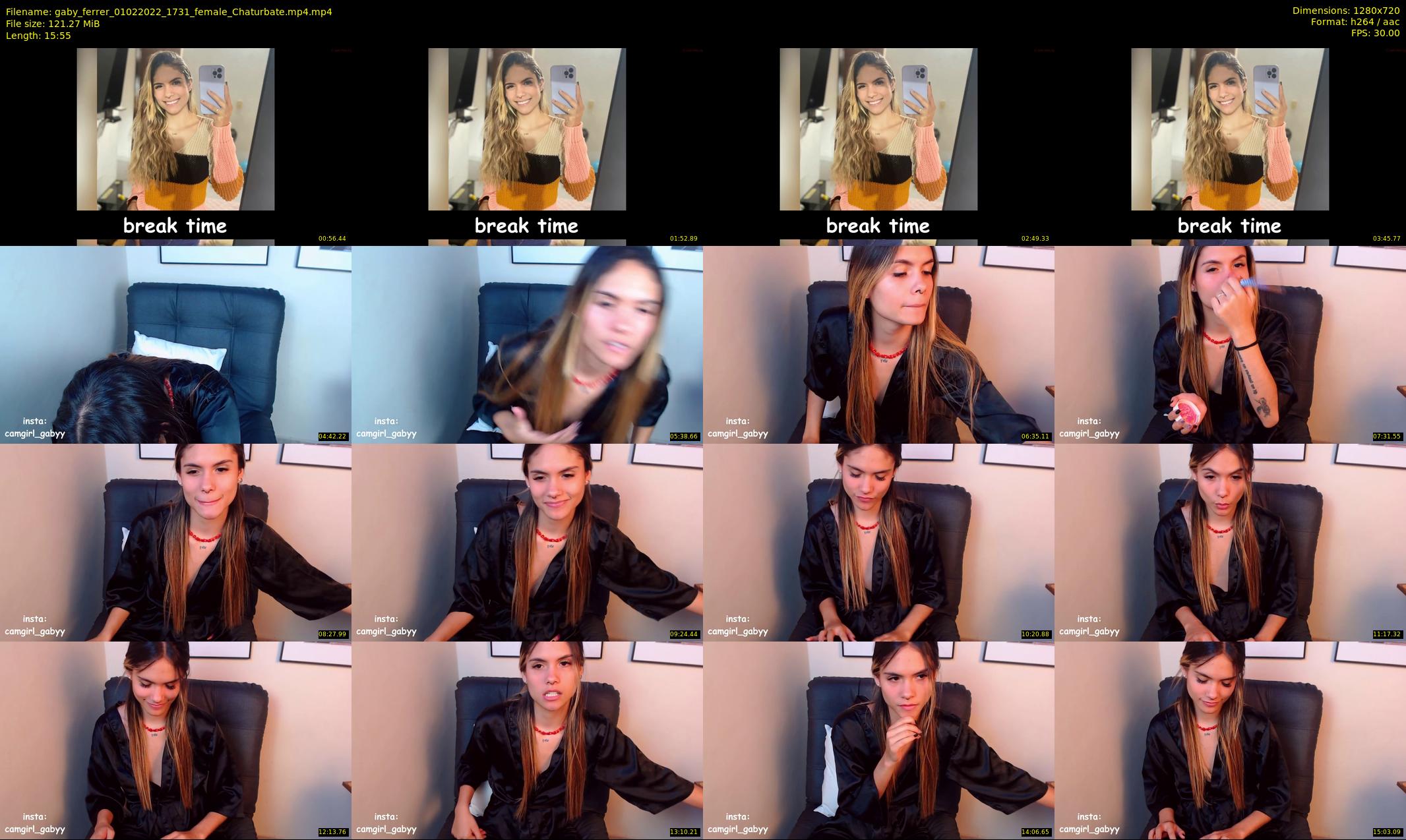 gaby_ferrer — 16 minute Chaturbate female cam show recording, 720p, Feb 1, 2022