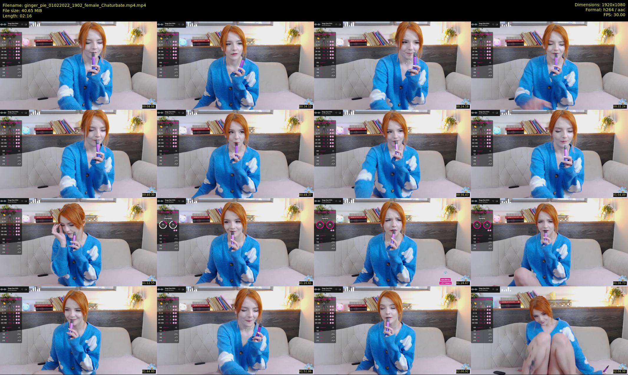 ginger_pie — 3 minute Chaturbate female cam show recording, 1080p, Feb 1, 2022