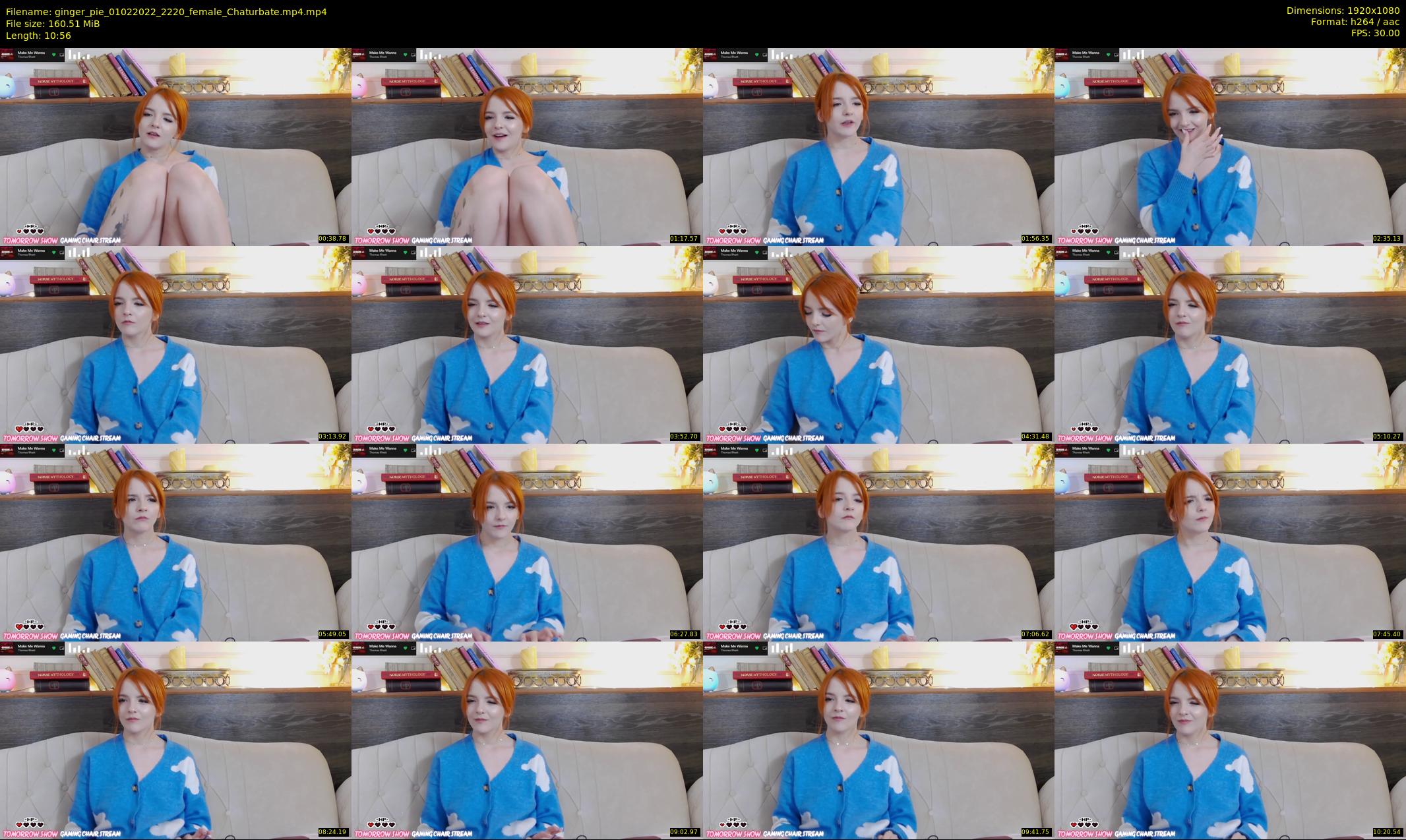 ginger_pie — 11 minute Chaturbate female cam show recording, 1080p, Feb 1, 2022