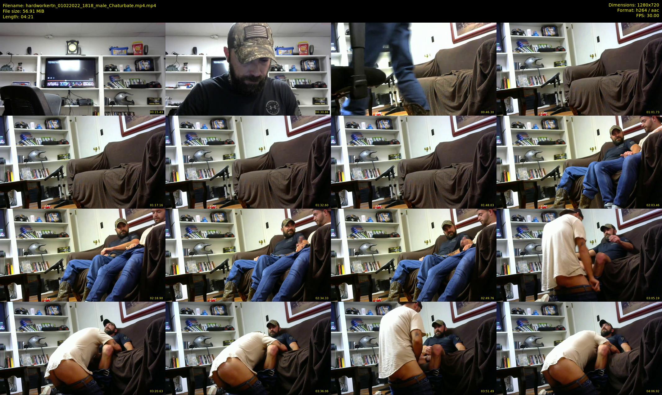hardworkertn — 5 minute Chaturbate male cam show recording, 720p, Feb 1, 2022