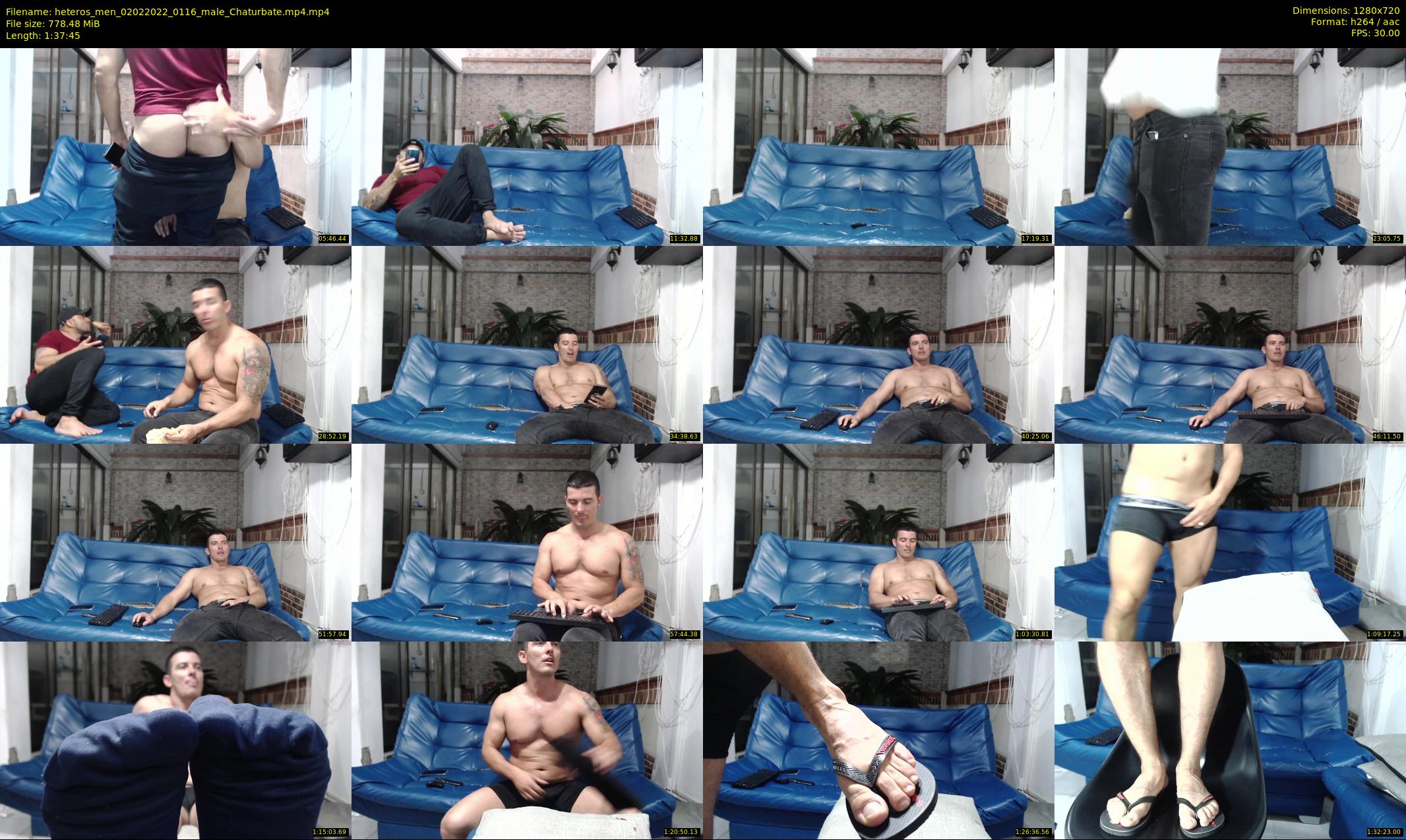 heteros_men — 98 minute Chaturbate male cam show recording, 720p, Feb 2, 2022