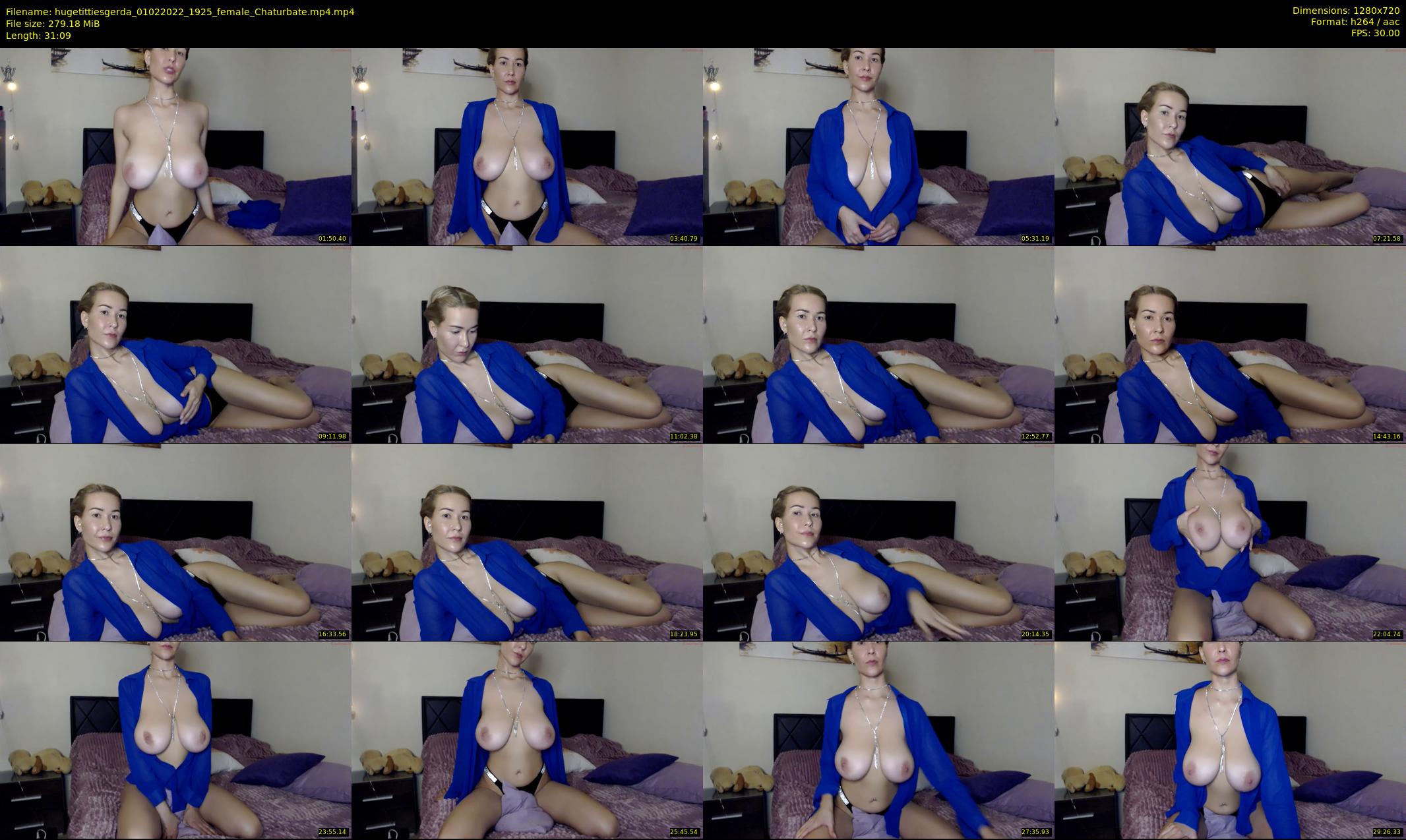 hugetittiesgerda — 32 minute Chaturbate female cam show recording, 720p, Feb 1, 2022