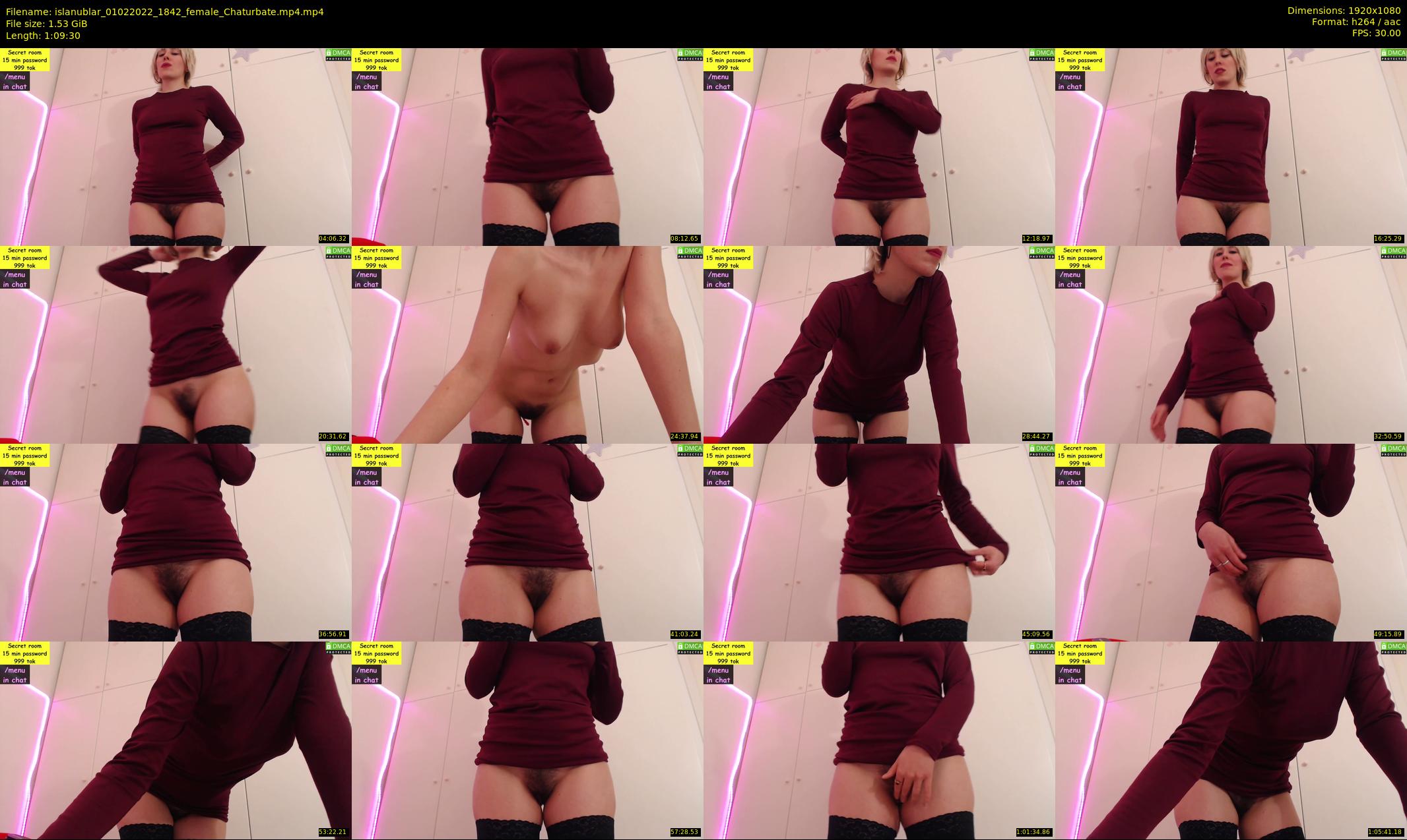 islanublar — 70 minute Chaturbate female cam show recording, 1080p, Feb 1, 2022