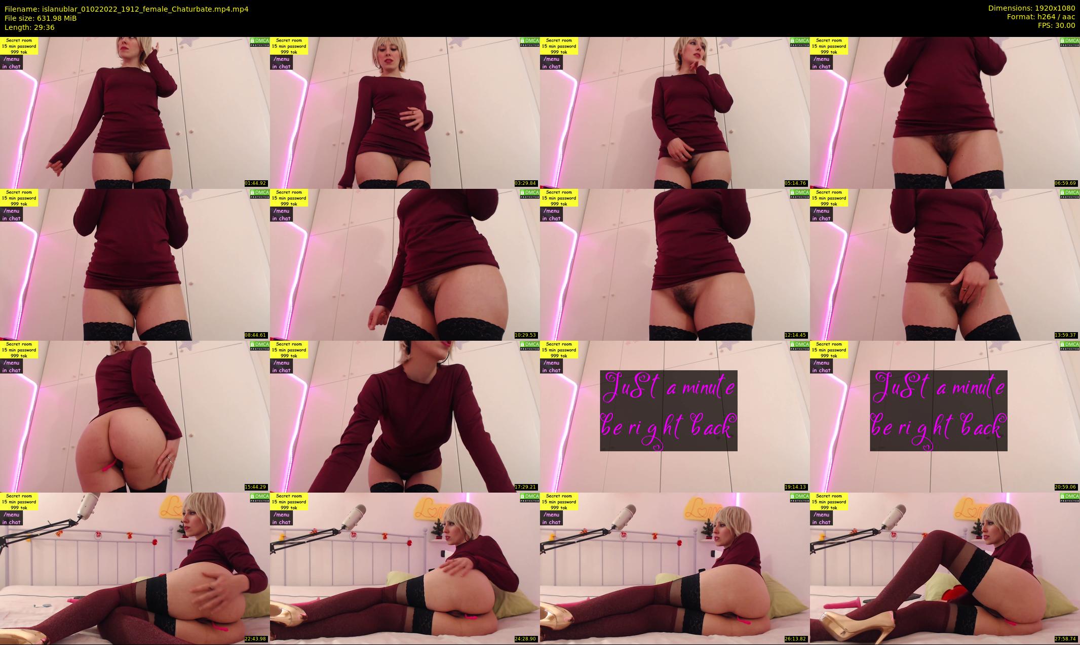 islanublar — 30 minute Chaturbate female cam show recording, 1080p, Feb 1, 2022