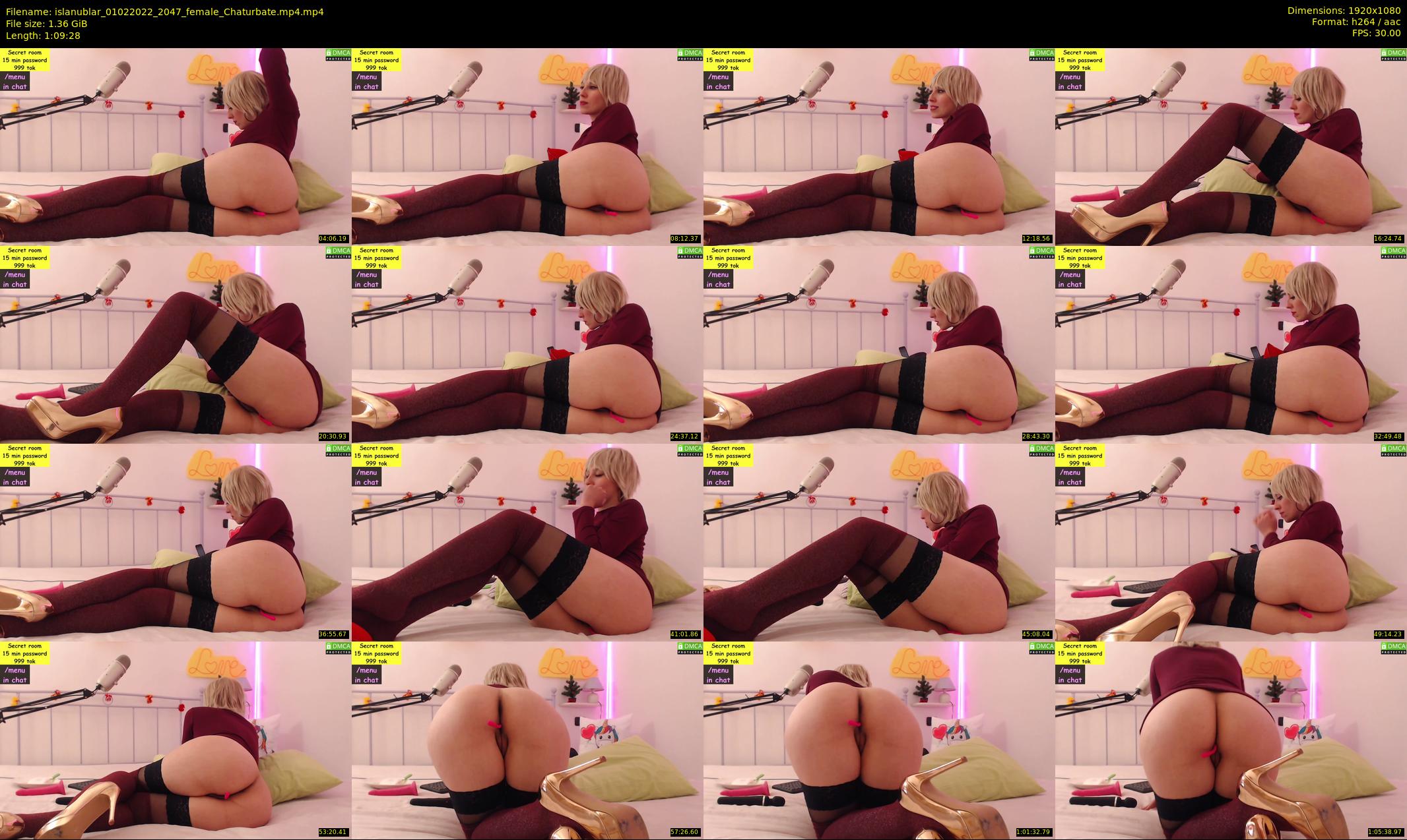 islanublar — 70 minute Chaturbate female cam show recording, 1080p, Feb 1, 2022