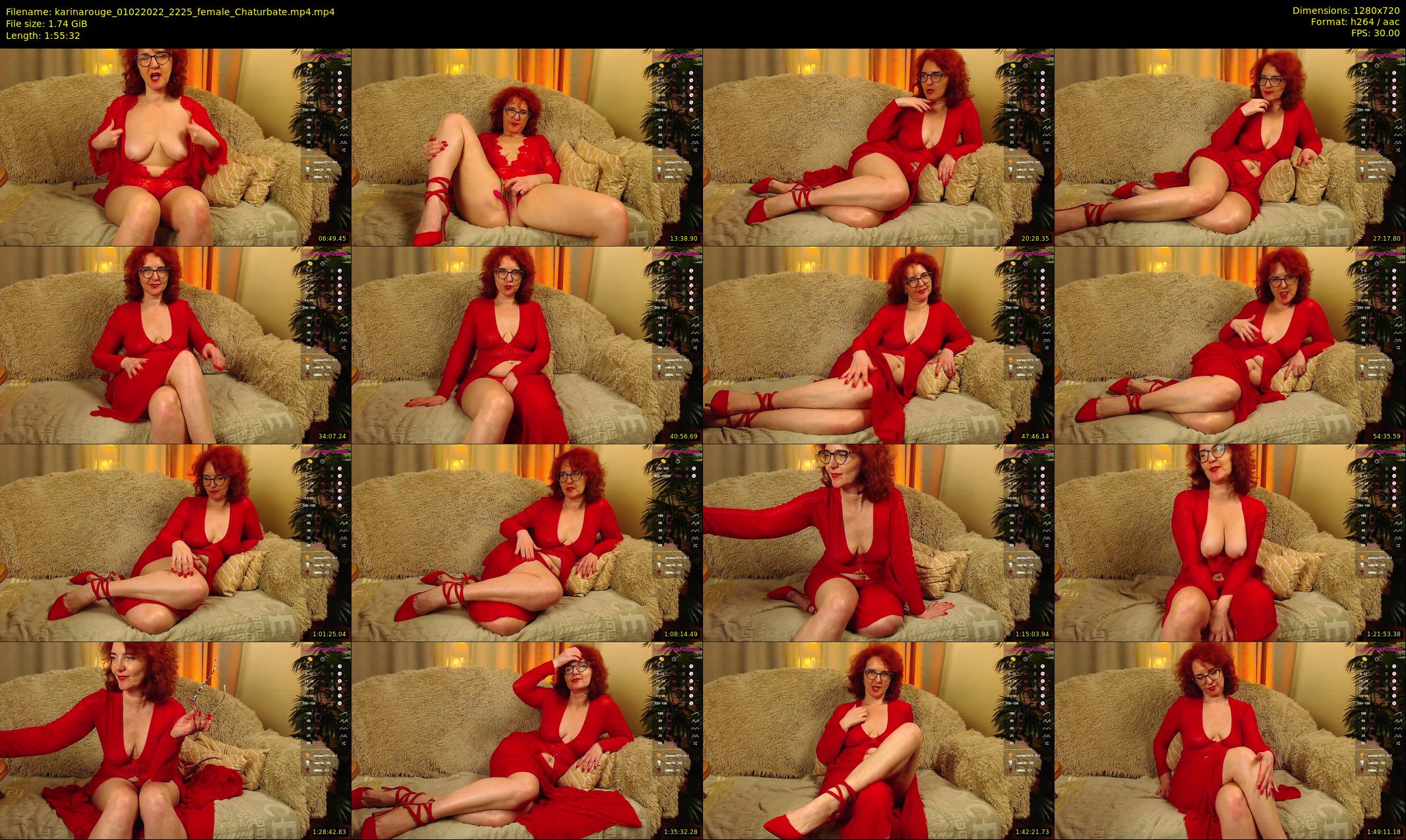 karinarouge — 116 minute Chaturbate female cam show recording, 720p, Feb 1, 2022