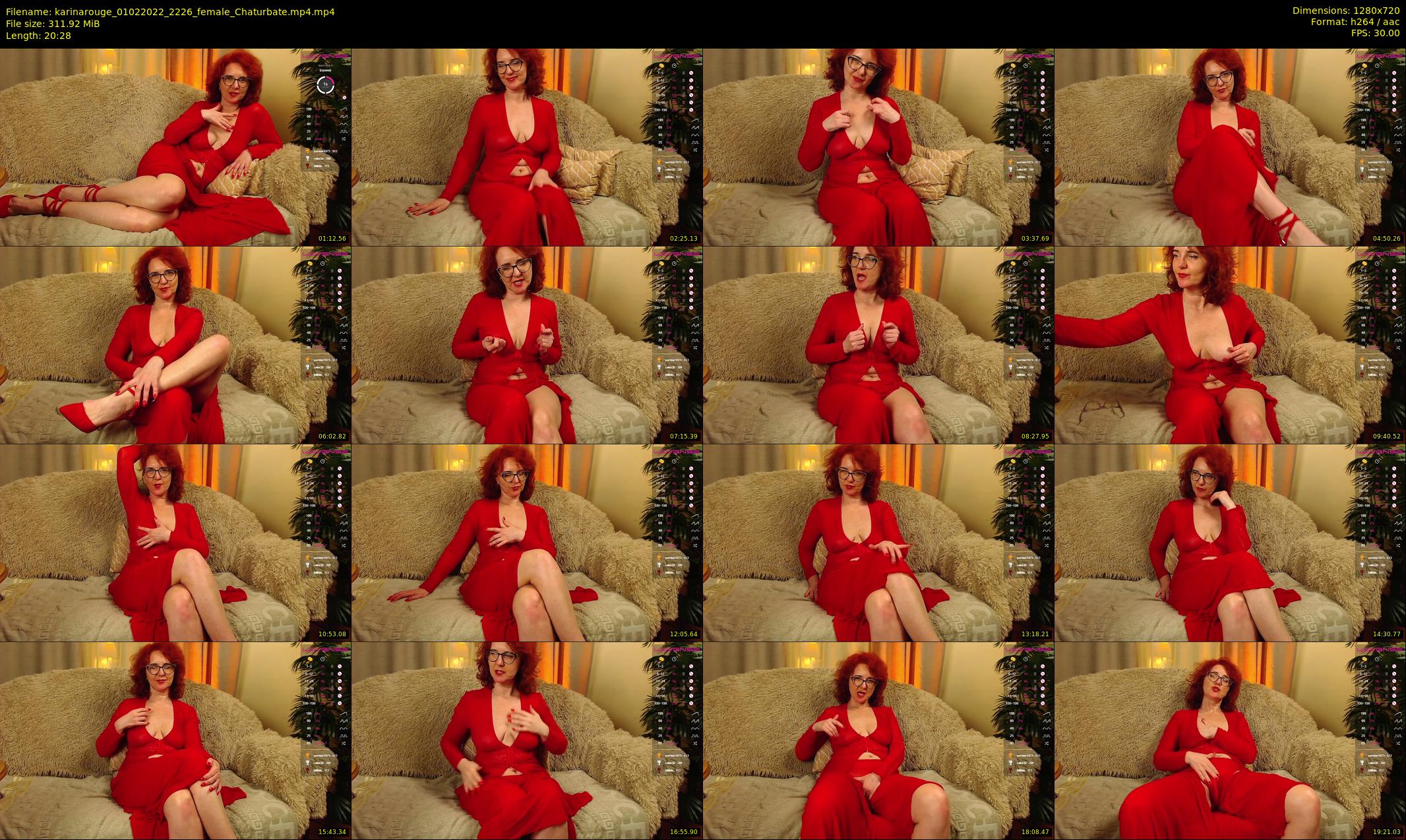 karinarouge — 21 minute Chaturbate female cam show recording, 720p, Feb 1, 2022