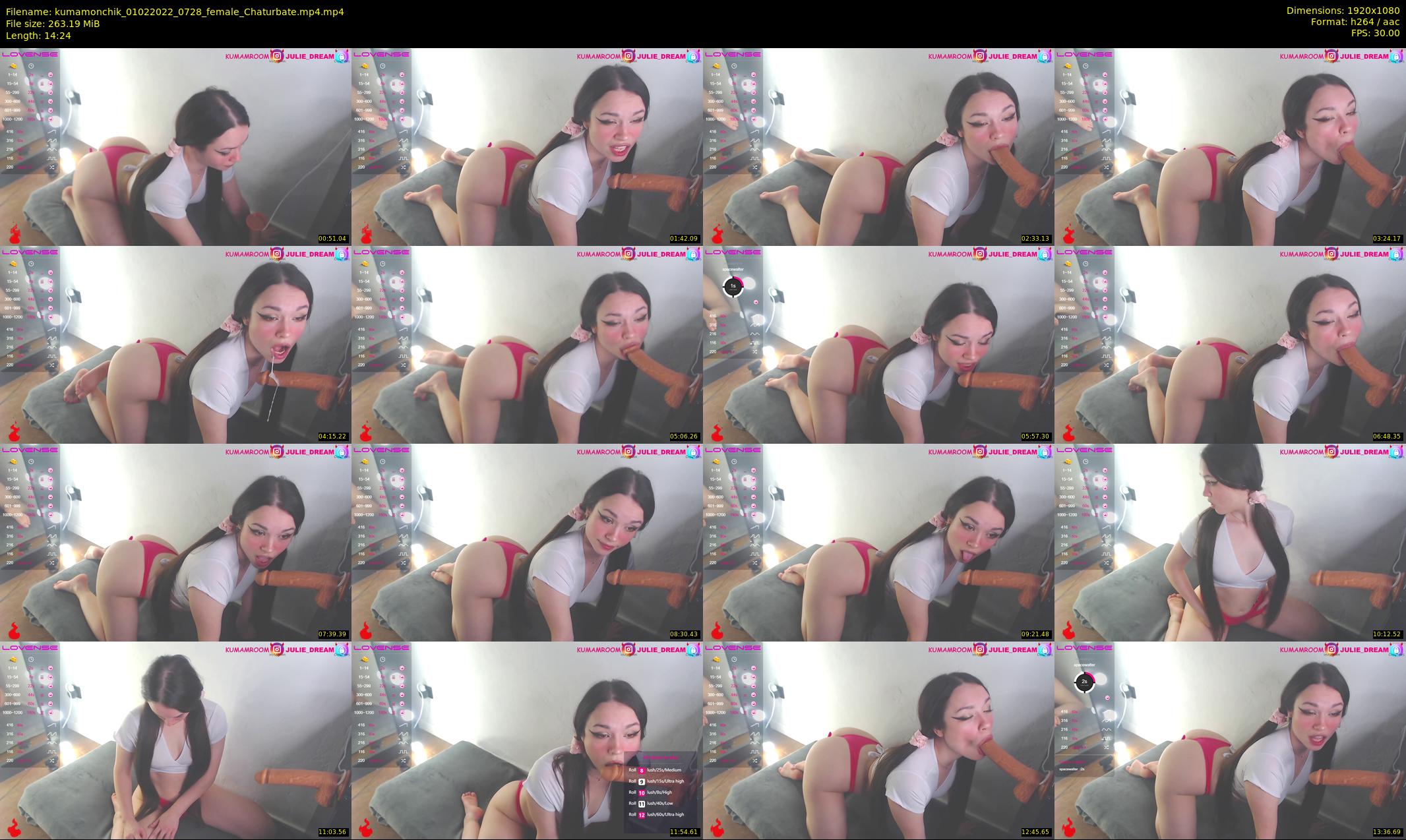 kumamonchik — 15 minute Chaturbate couple cam show recording, 1080p, Feb 1, 2022