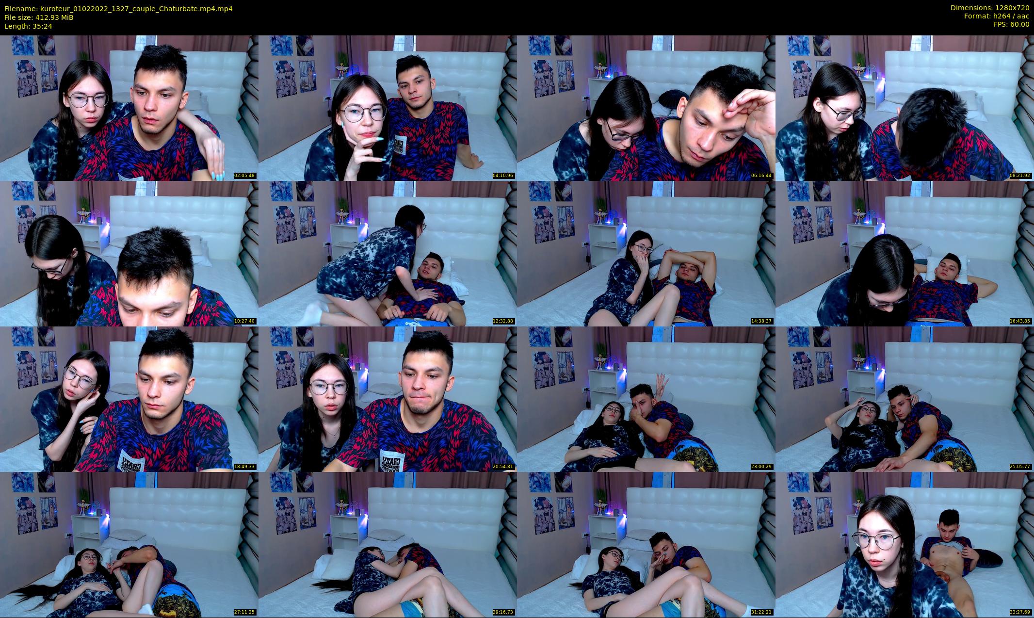 kuroteur — 36 minute Chaturbate couple cam show recording, 720p, Feb 1, 2022