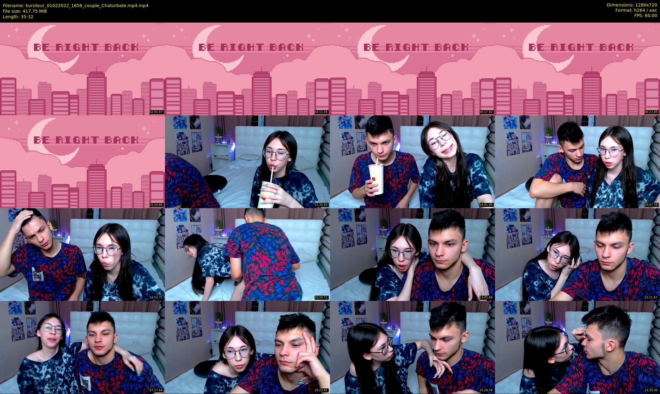 kuroteur — 36 minute Chaturbate couple cam show recording, 720p, Feb 1, 2022