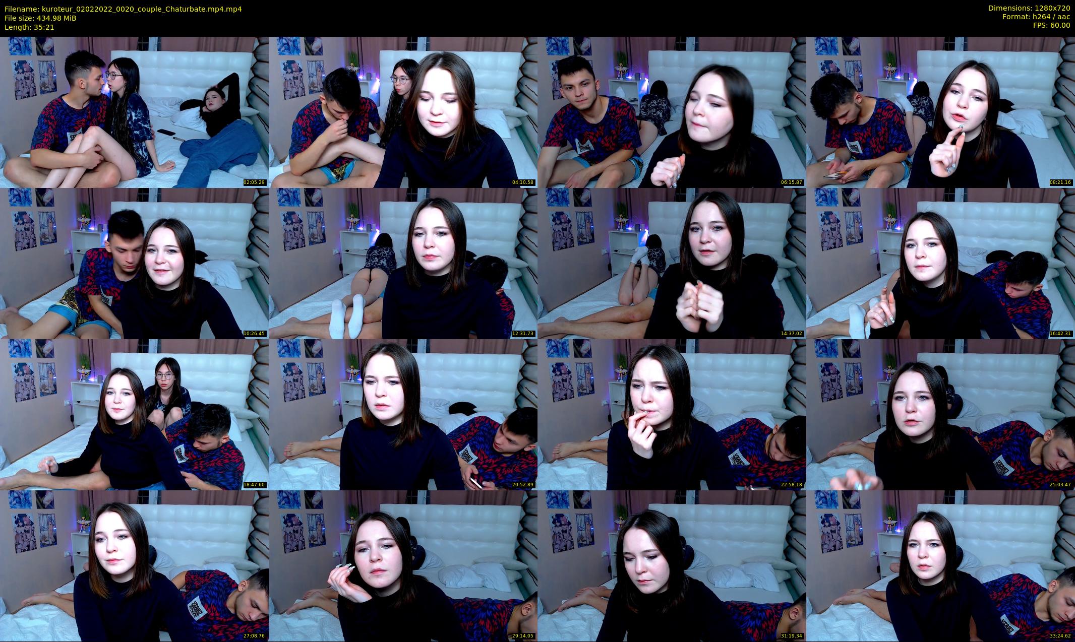 kuroteur — 36 minute Chaturbate couple cam show recording, 720p, Feb 2, 2022