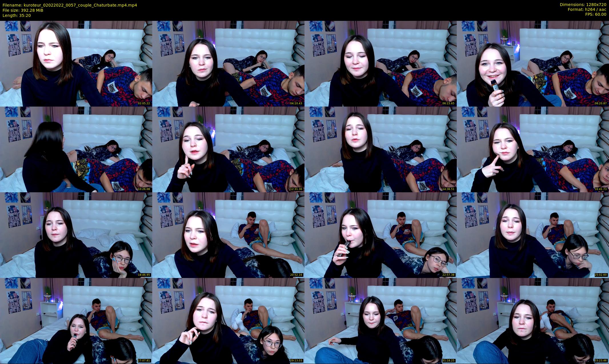 kuroteur — 36 minute Chaturbate couple cam show recording, 720p, Feb 2, 2022