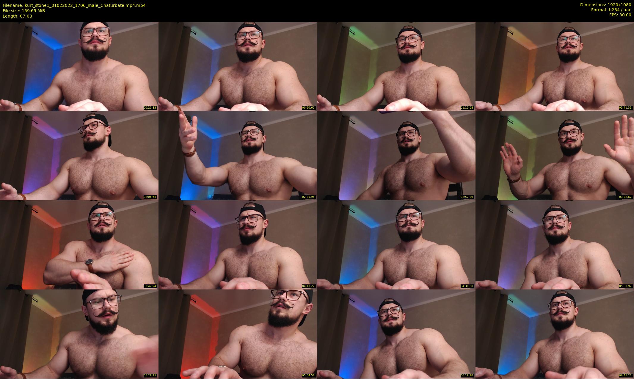 kurt_stone1 — 8 minute Chaturbate male cam show recording, 1080p, Feb 1, 2022