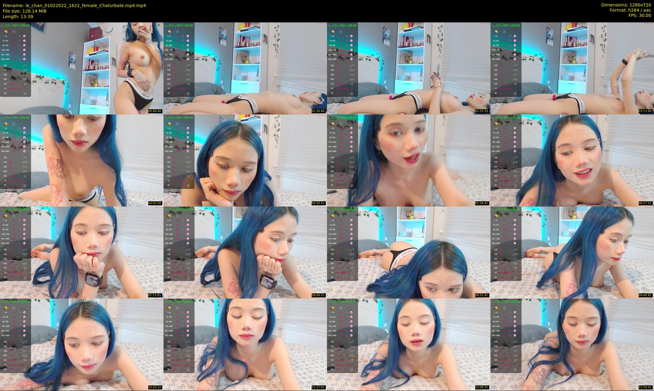 le_chan — 14 minute Chaturbate female cam show recording, 720p, Feb 1, 2022